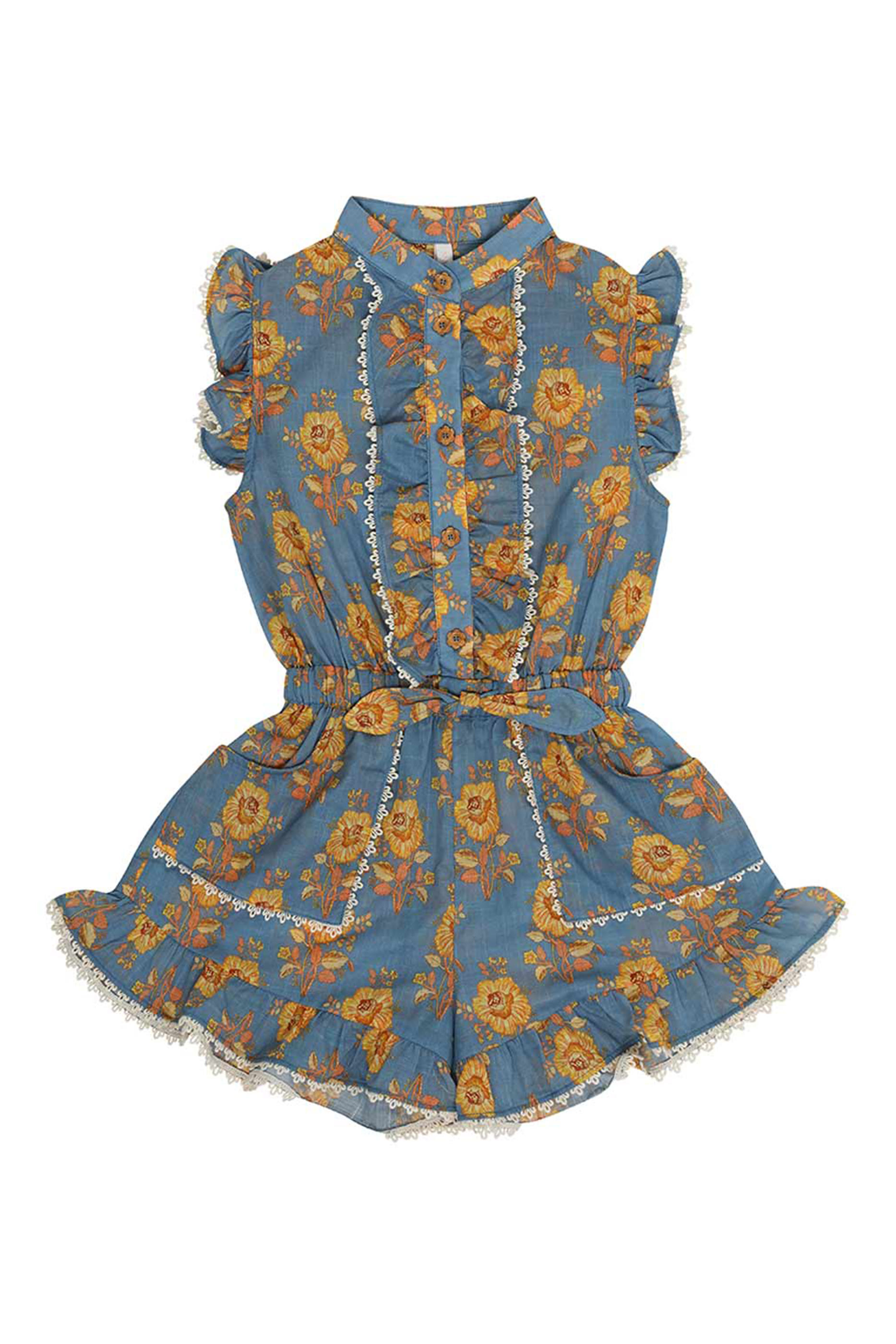 لباس قطعة واحدة جوني بكشكش للأطفال