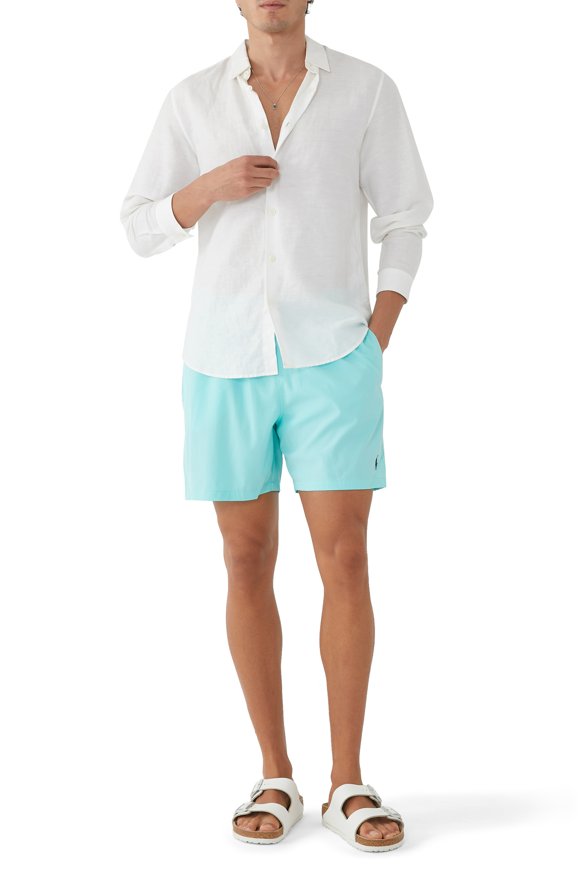 شورت ىسباحة مطرز بمهر