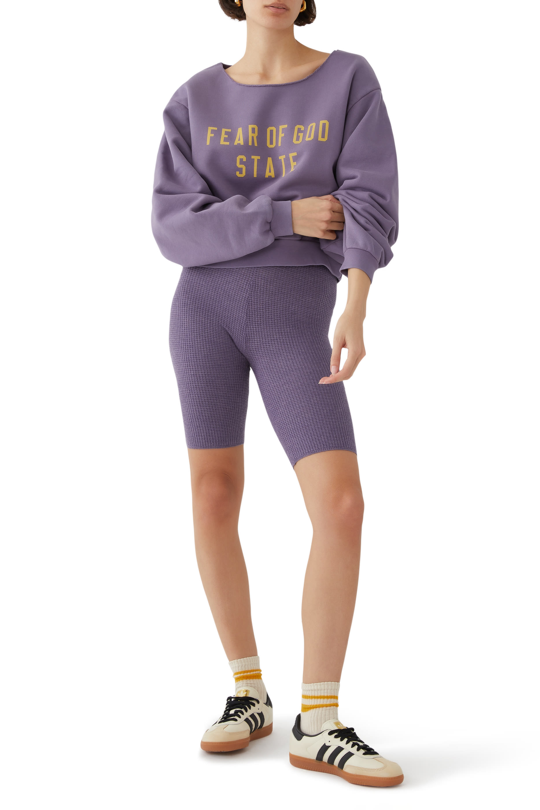 شورت بايكر نسيج متشابك