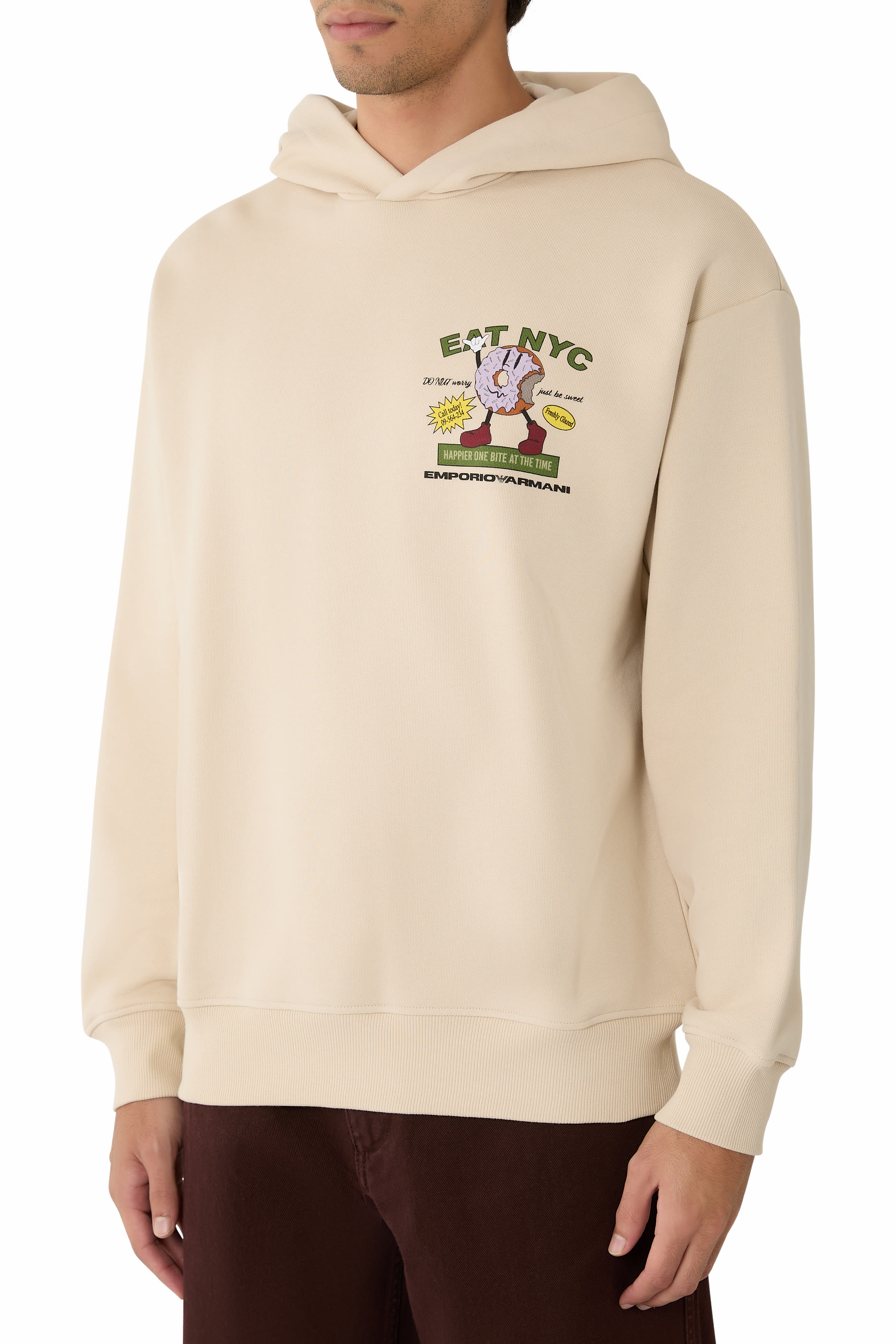 سويت شيرت مجموعة أي اس في نيويورك كابسول بغطاء للرأس مزين بطبعة إيت أن واي سي