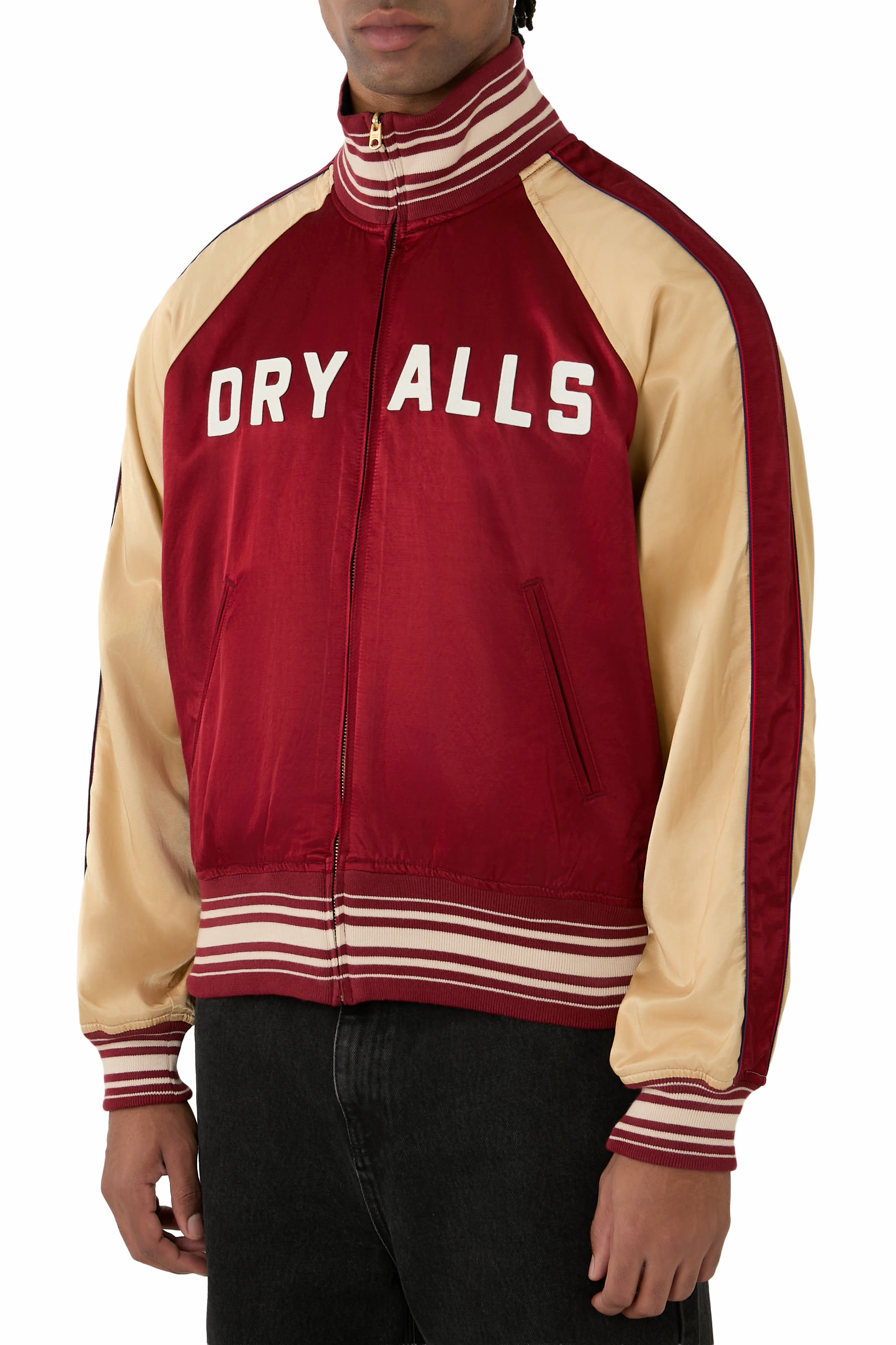 جاكيت بتصميم بوجهين ساتان