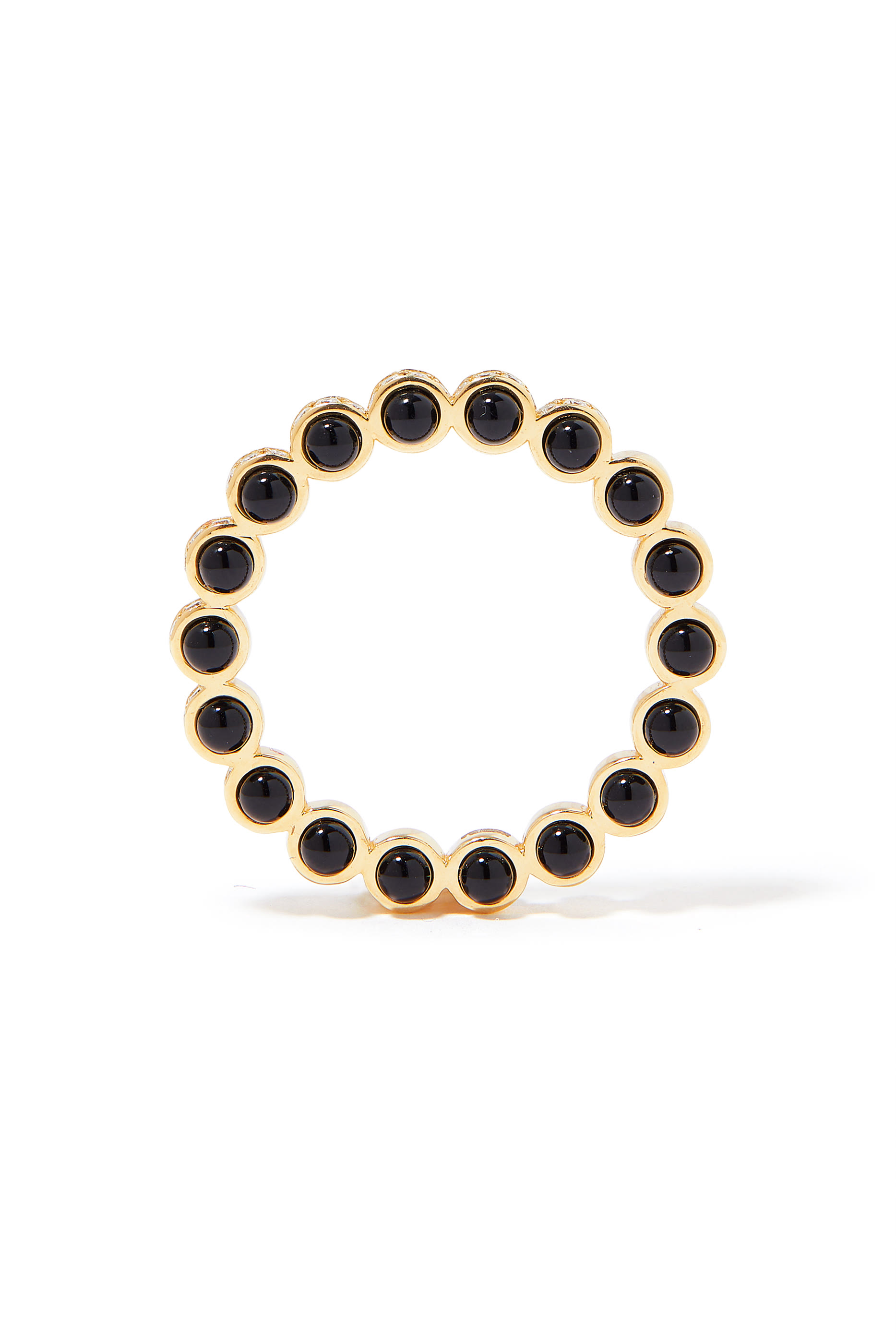 The Carbon Ring, 18k Yellow Gold with Diamonds