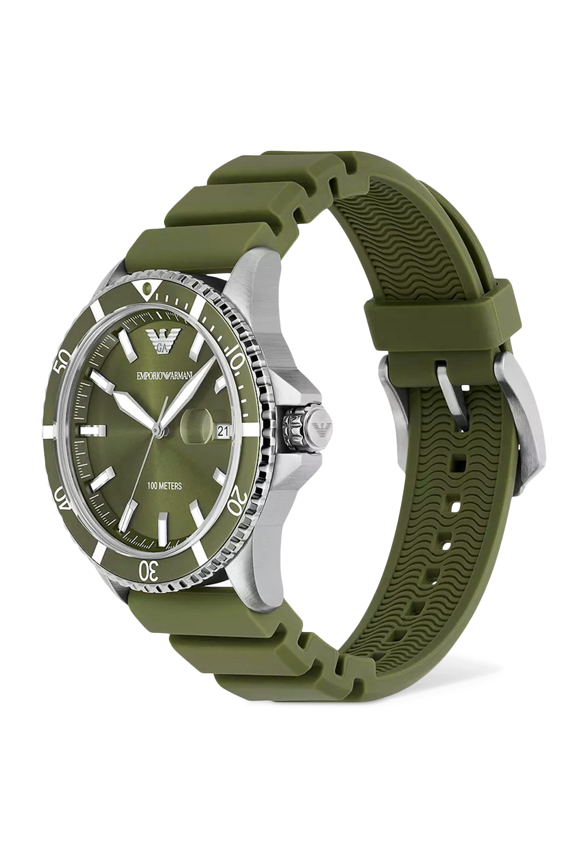 ساعة وورلد إكسبلورور بثلاث عقارب سيليكون