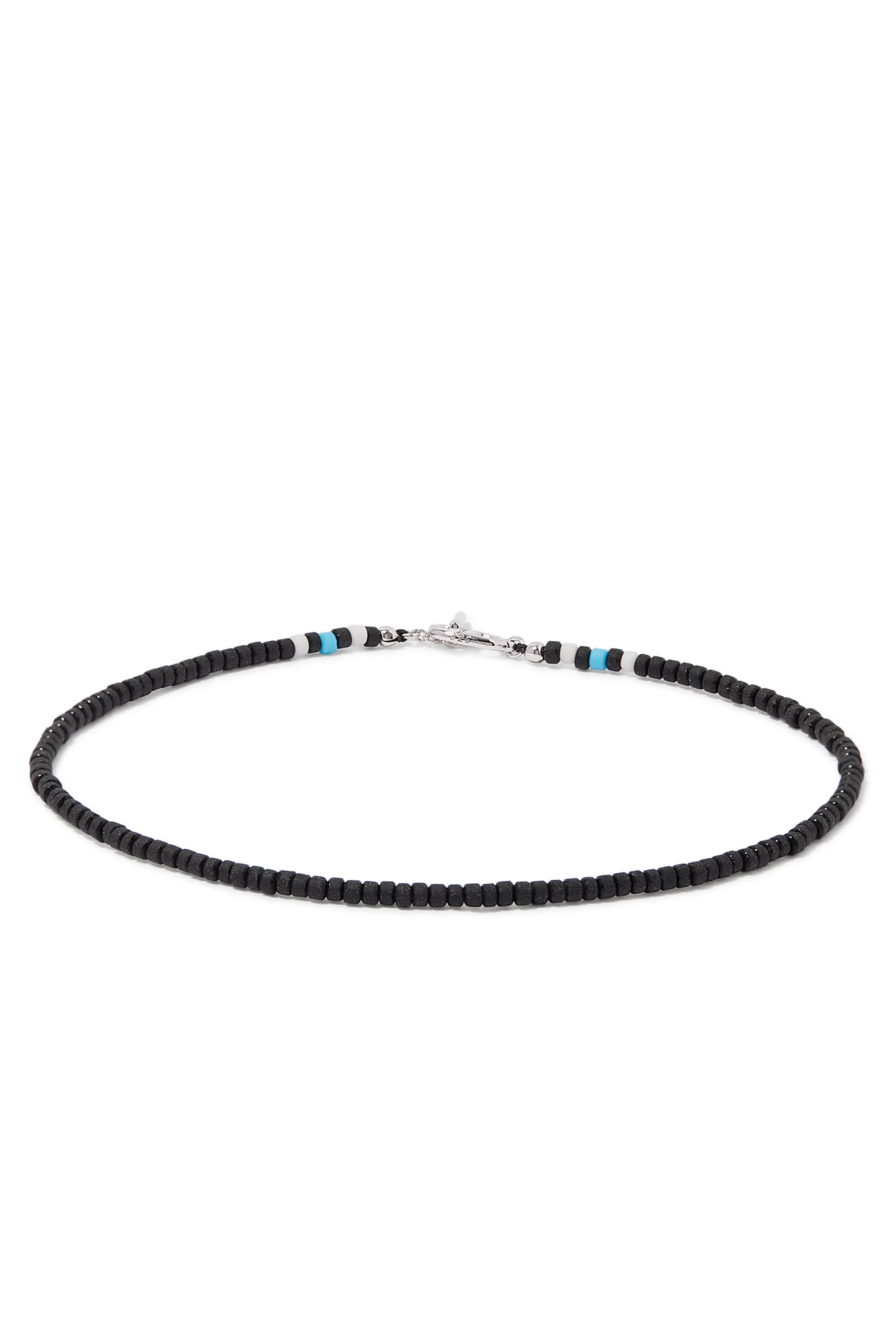 سوار آفي، فضة إسترلينية وخرز هيشي أسود