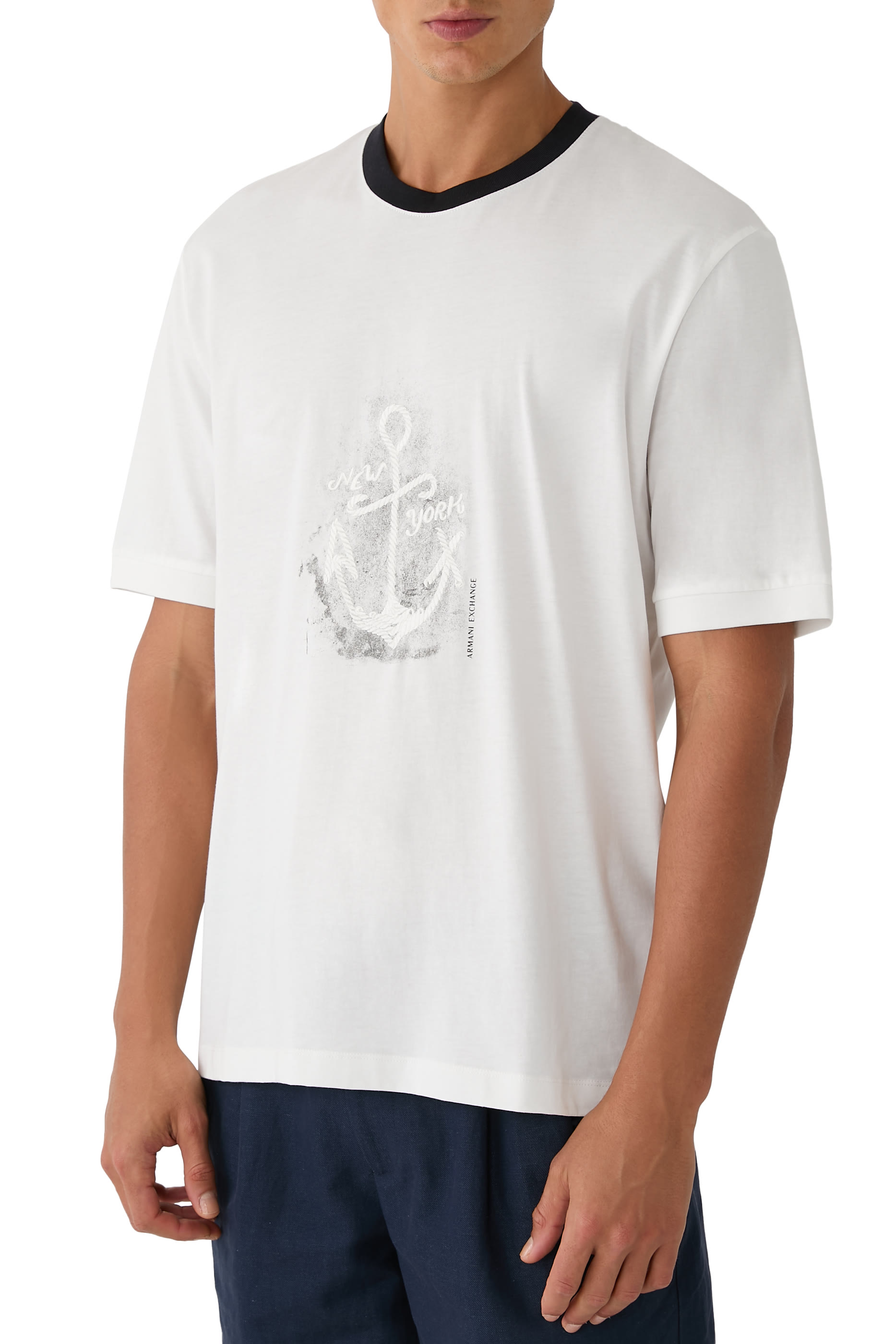 تيشيرت بنقشة مرساة