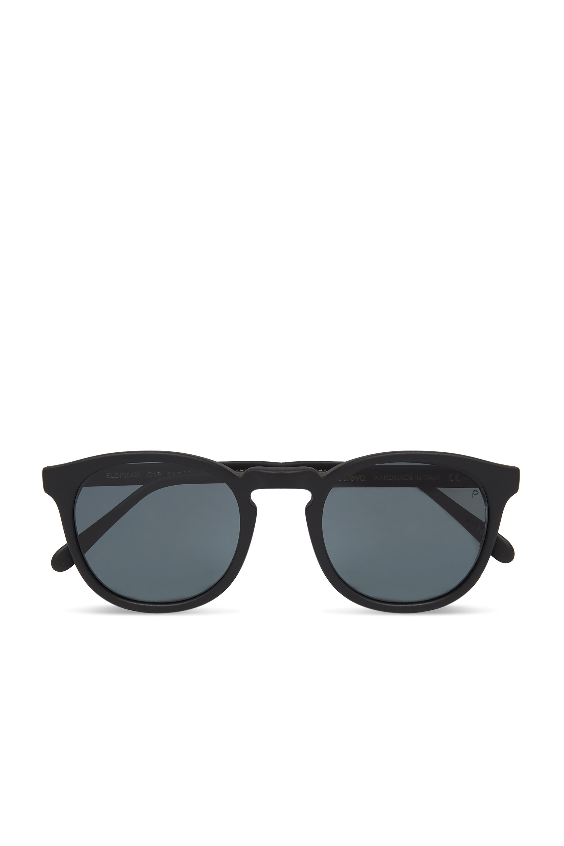 نظارة شمسية إلدريدج 52 بلون أسود غير لامع