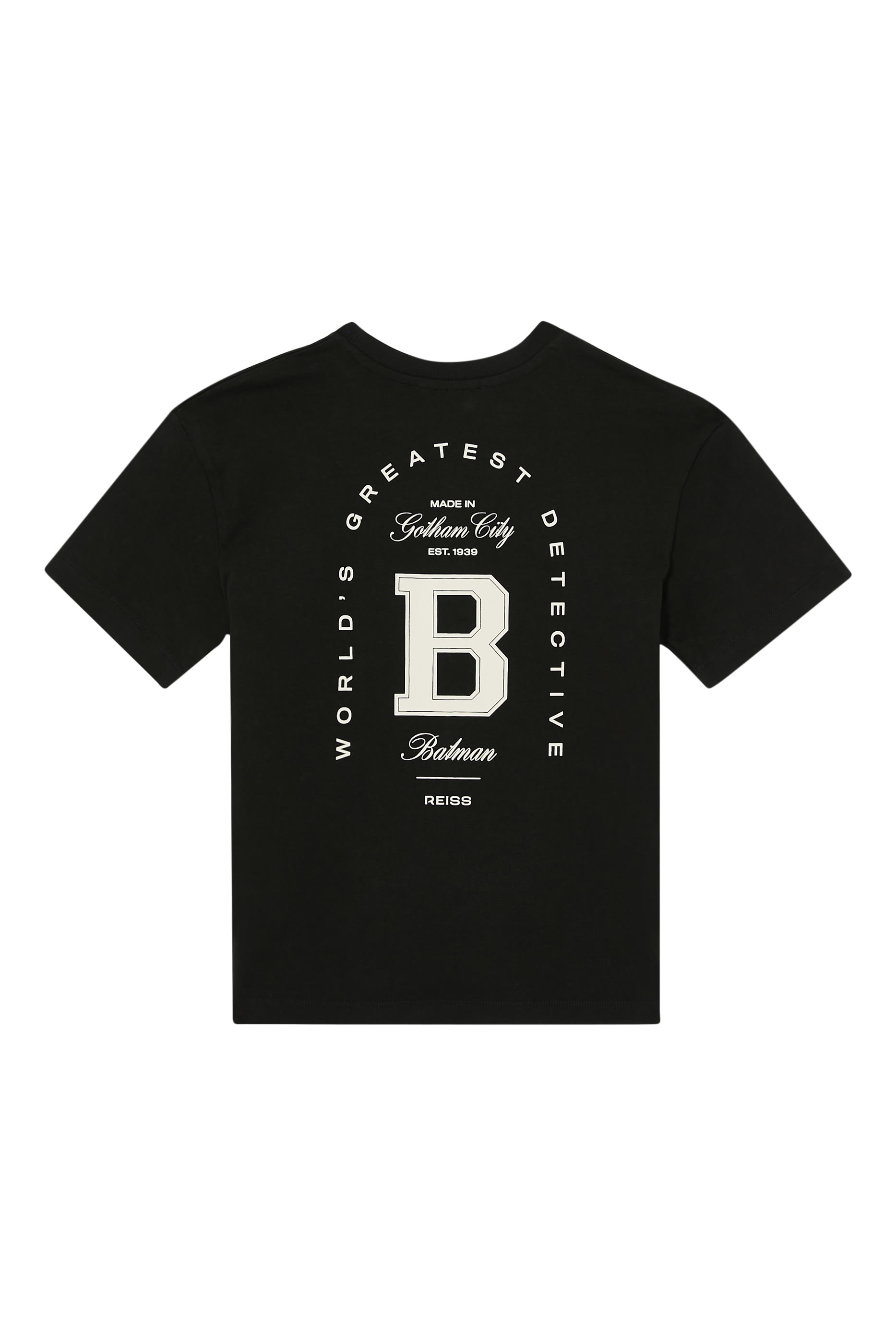 تيشيرت غوثام سيتي بقصة فضفاضة وشعار باتمان للأطفال