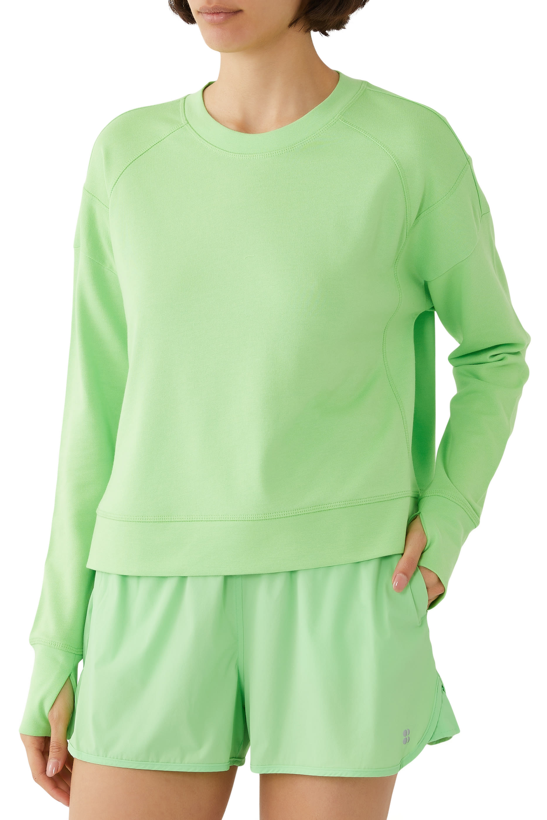 سويت شيرت أفتر كلاس قصير