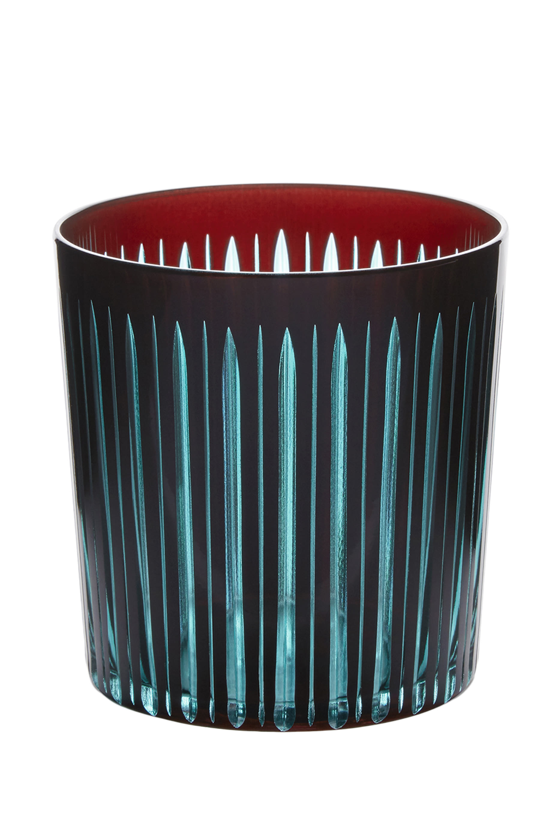 مجموعة كاسات بريسم دابل أولد فاشند بلون بوردو، 4 قطع