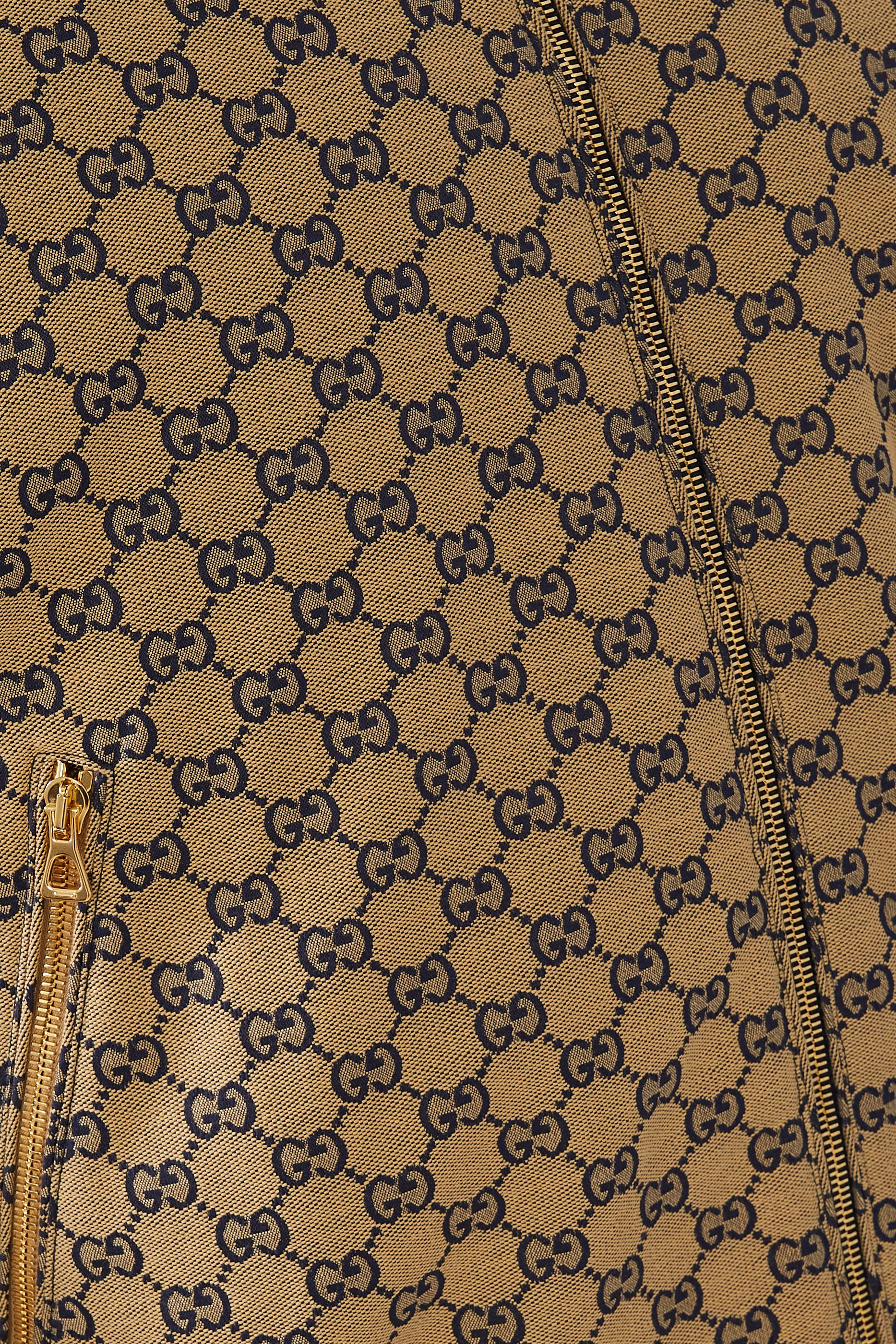 جاكيت بوليستر بوجين وشعار حرفي GG