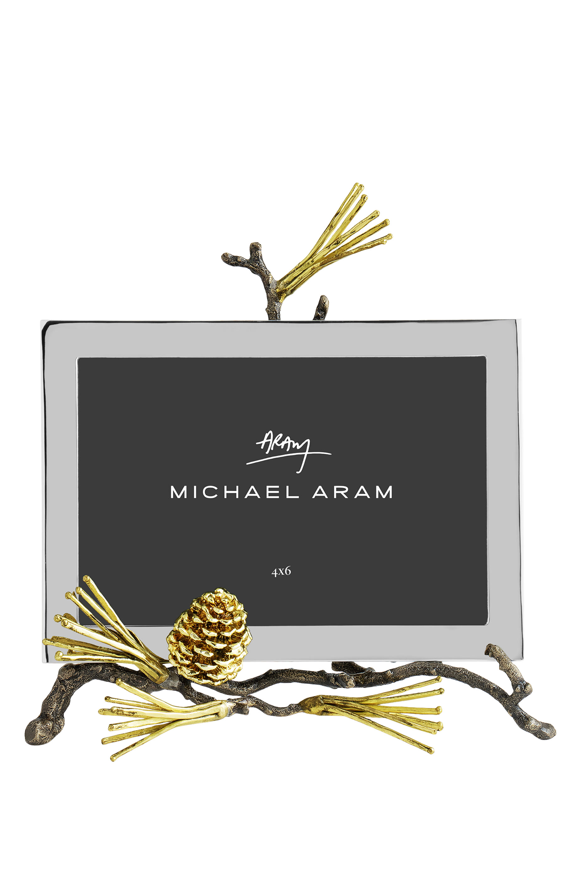 إطار صور مزين بالصنوبر 4 &times; 6 