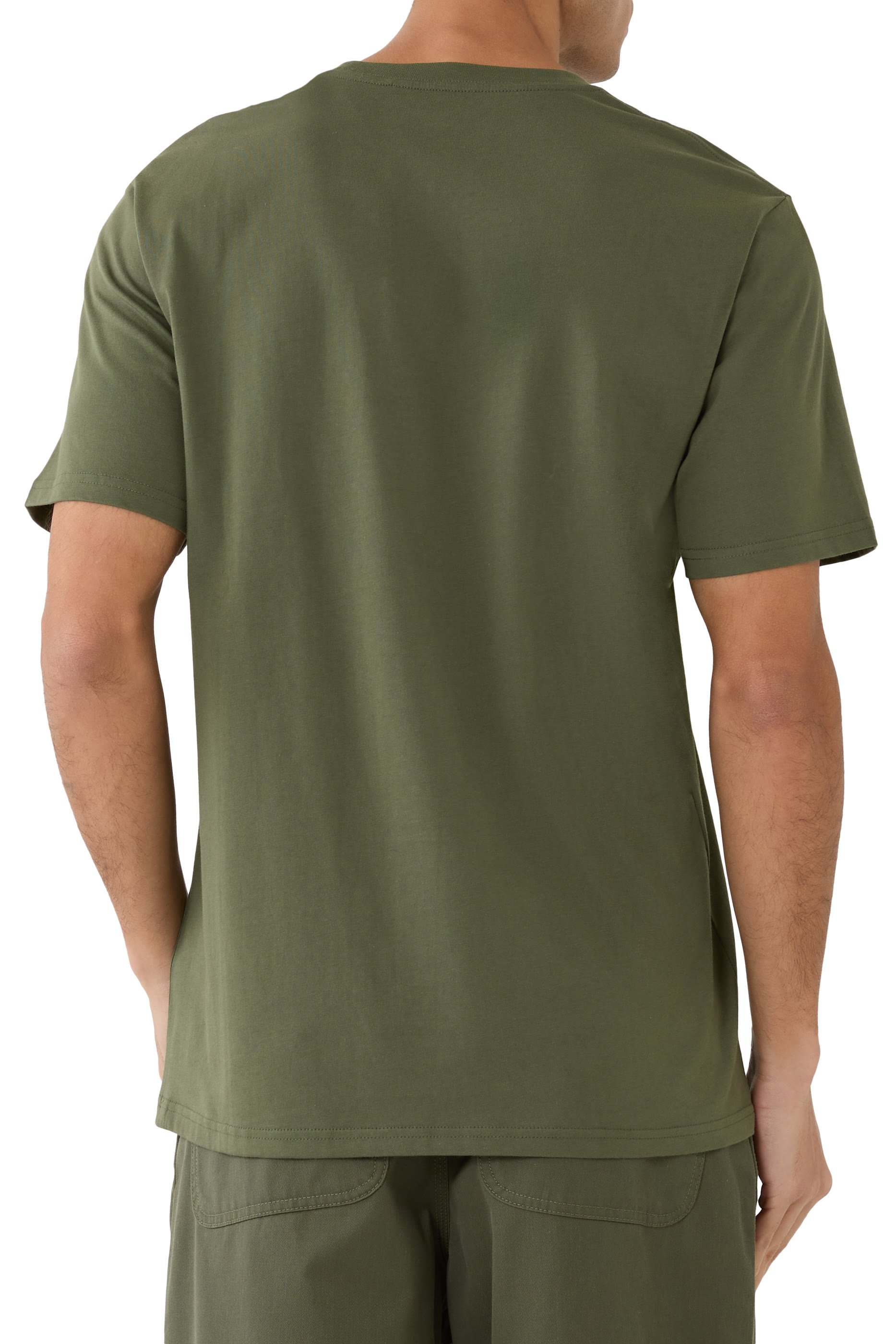 تيشيرت بجيب مزين بشعار الماركة