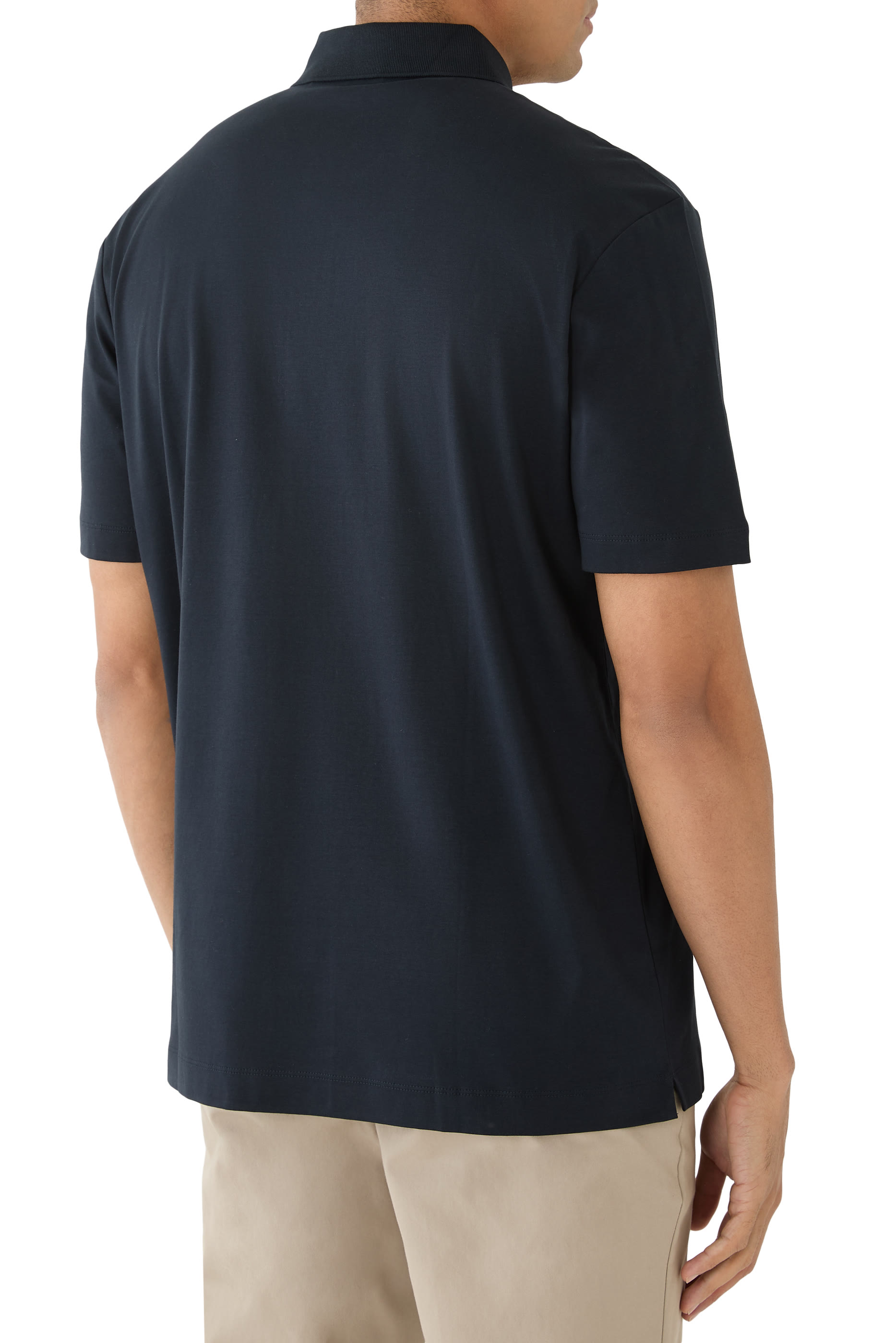 قميص بولو سي باريس بشعار الماركة مزدوج