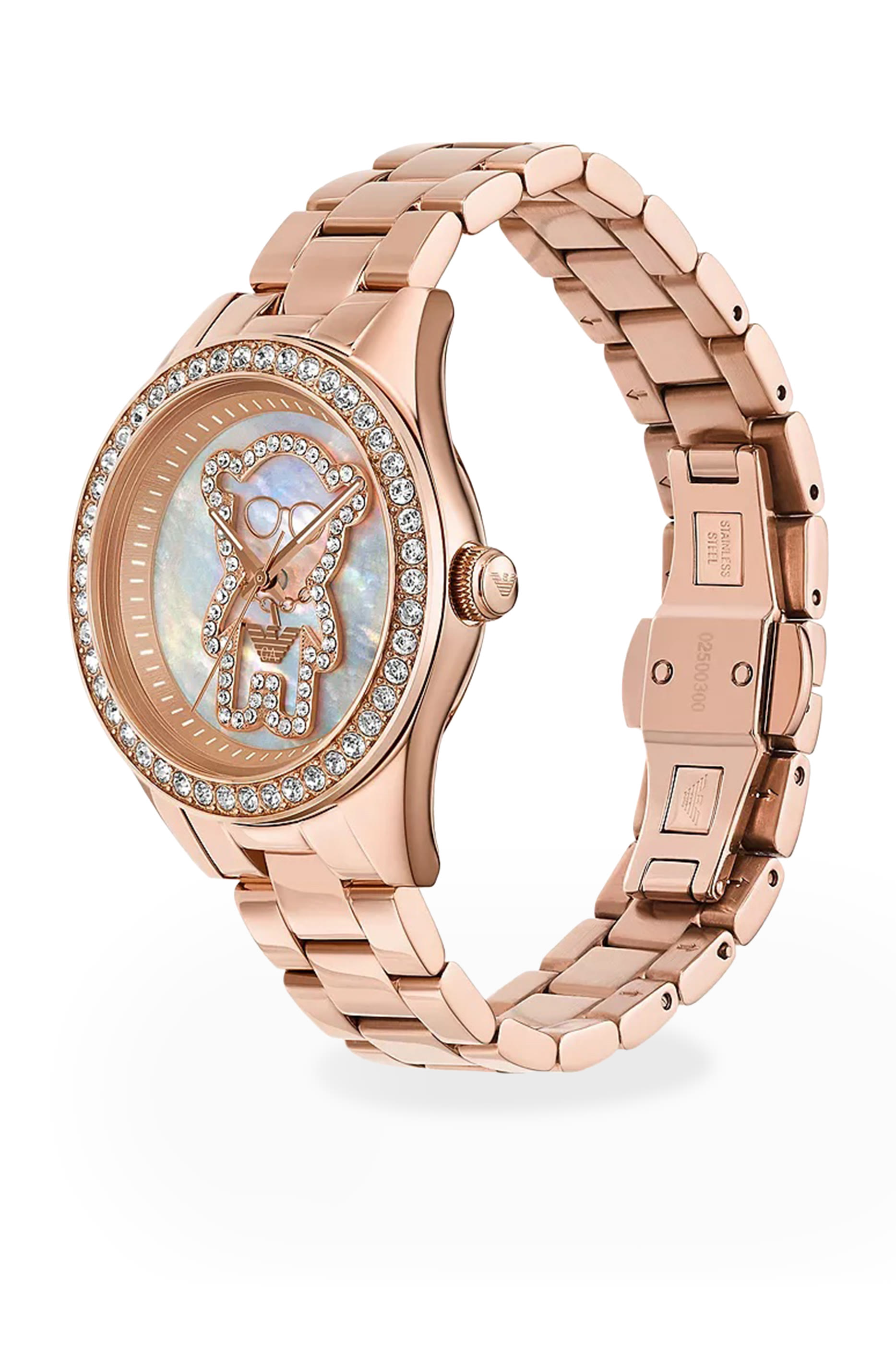 ساعة بثلاثة عقارب ستانلس ستيل