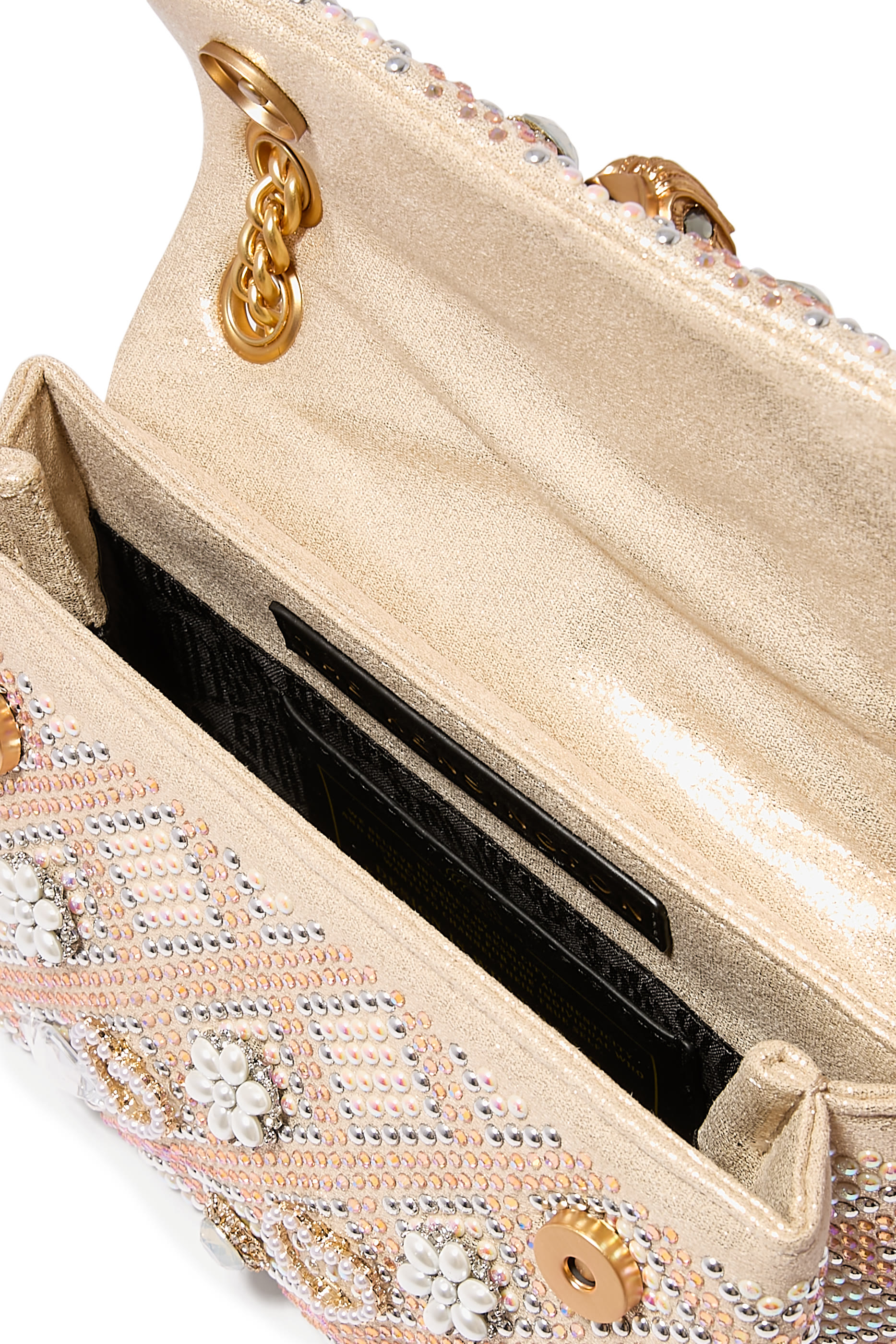 حقيبة كتف كنسنغتون مزين بأحجار