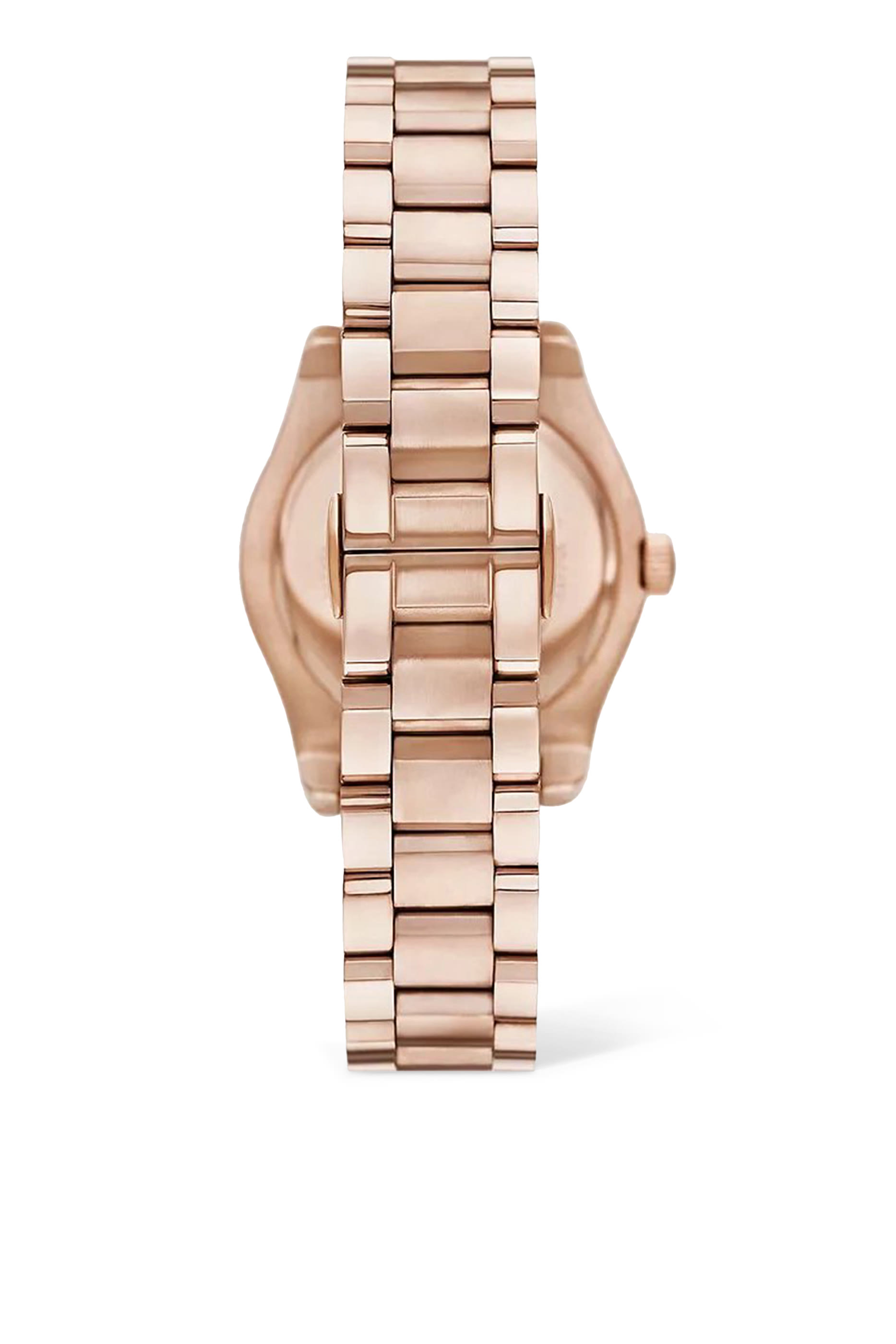 ساعة كوارتز ستانلس ستيل بثلاث عقارب