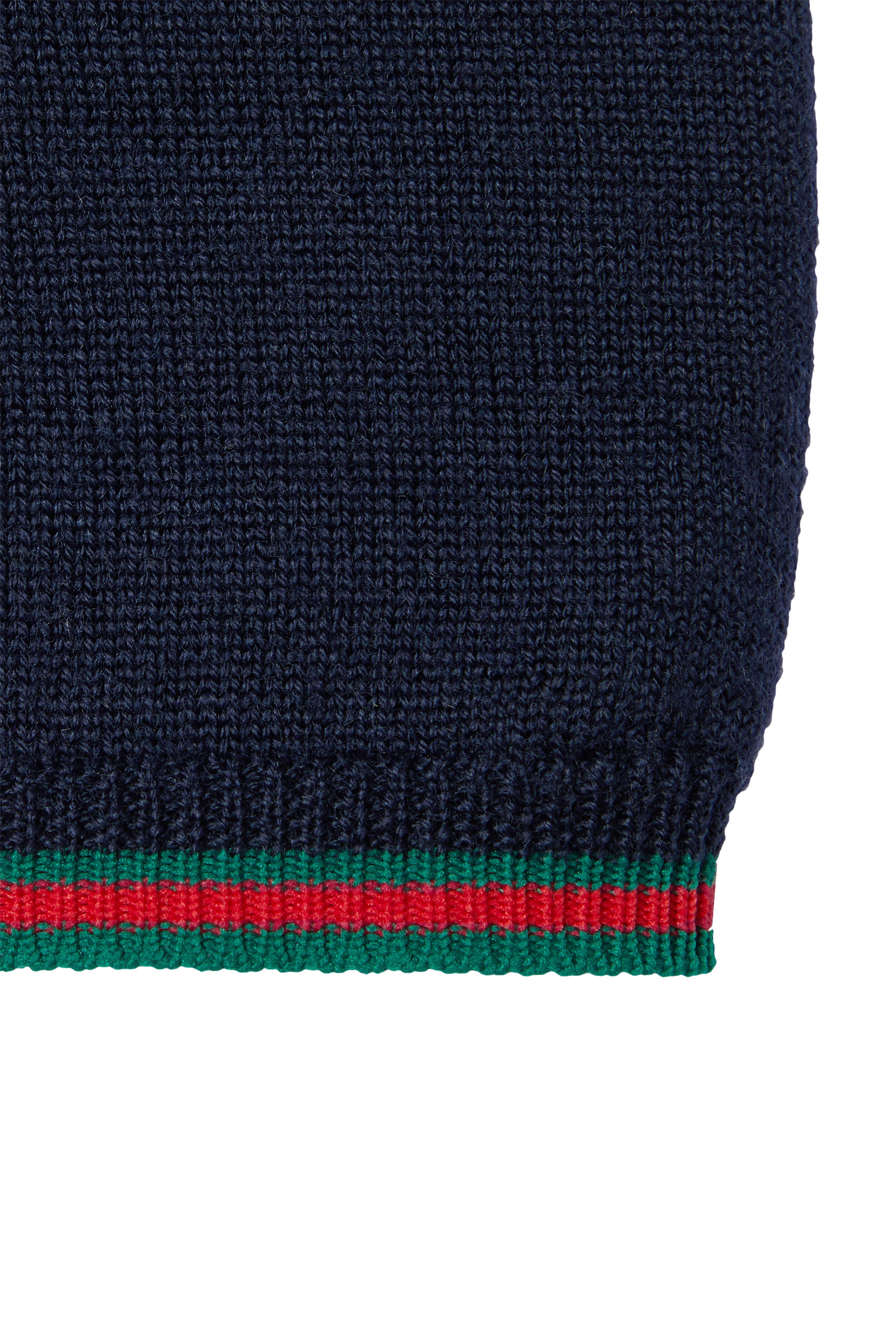 كنزة مزينة بشريط ويب صوف للأطفال