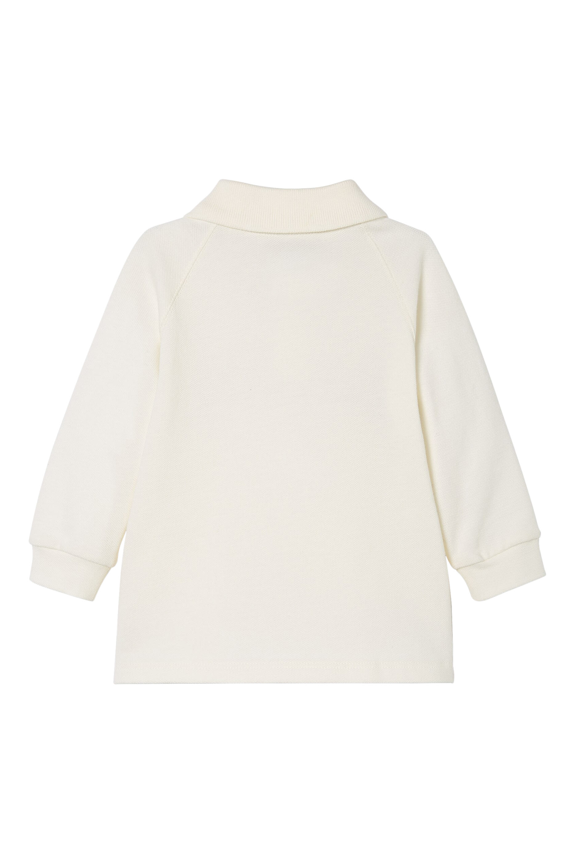 قميص بولو قطن بيكيه مطاطي للأطفال