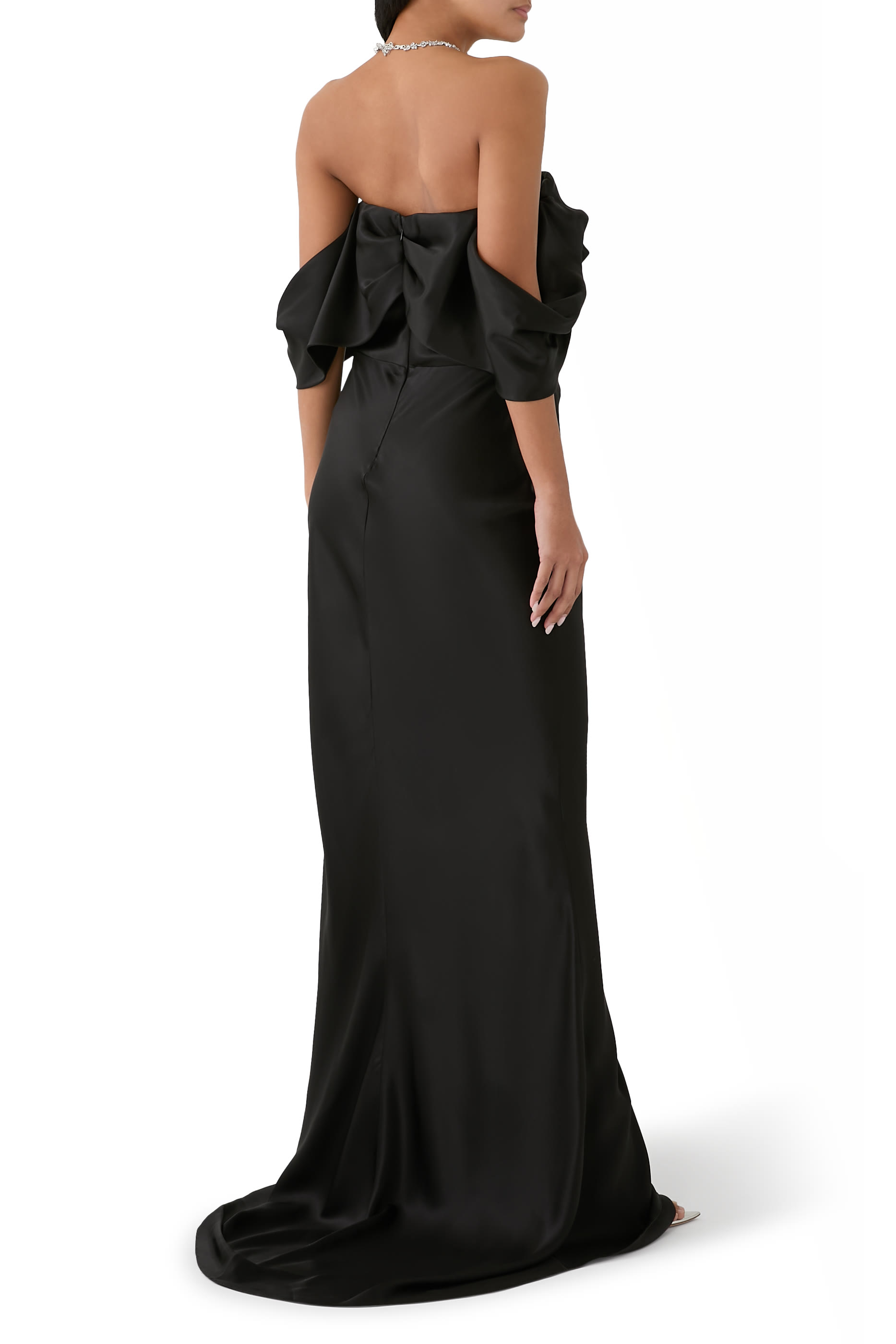  فستان طويل حرير