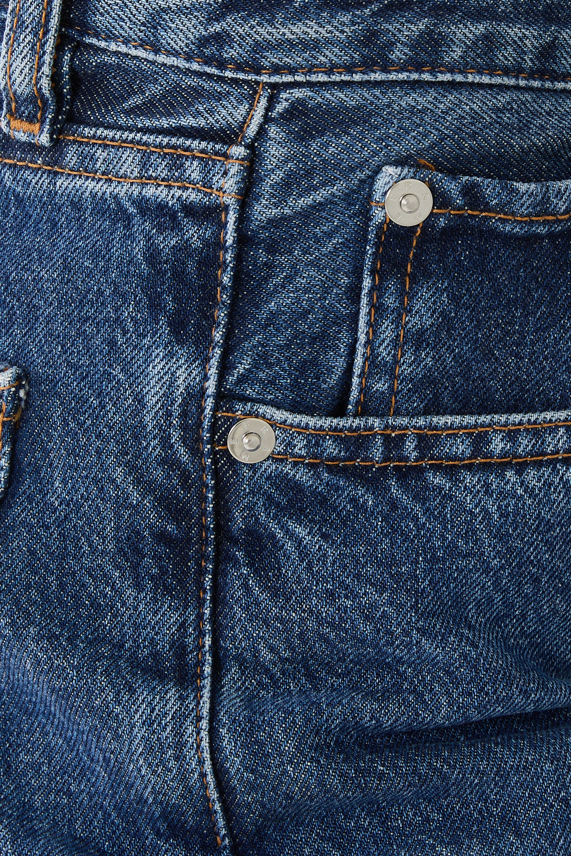 بنطال جينز لاكس بحواف واسعة دنيم