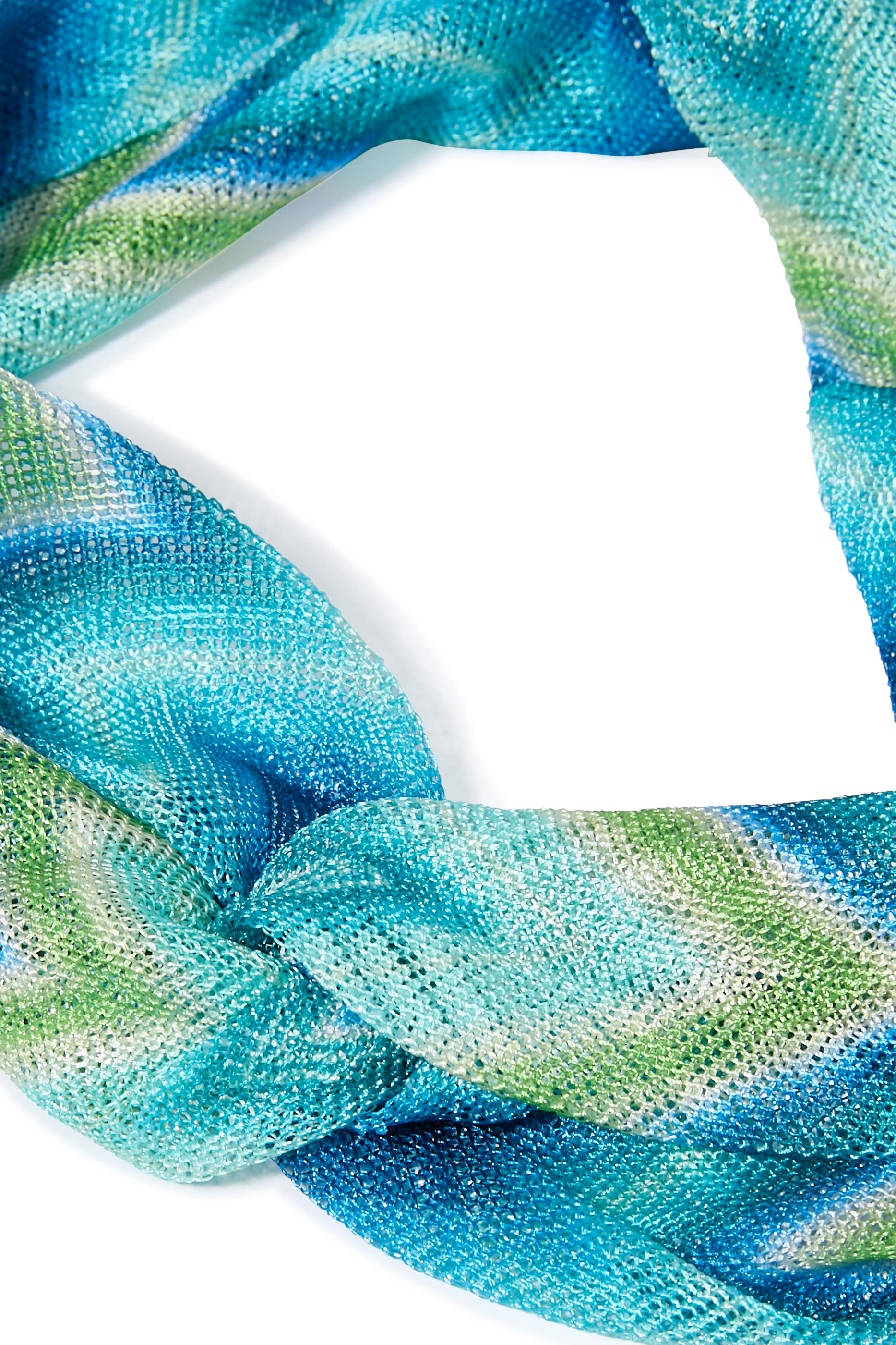 طوق رأس بنقشة خطوط شيفرون فيسكوز