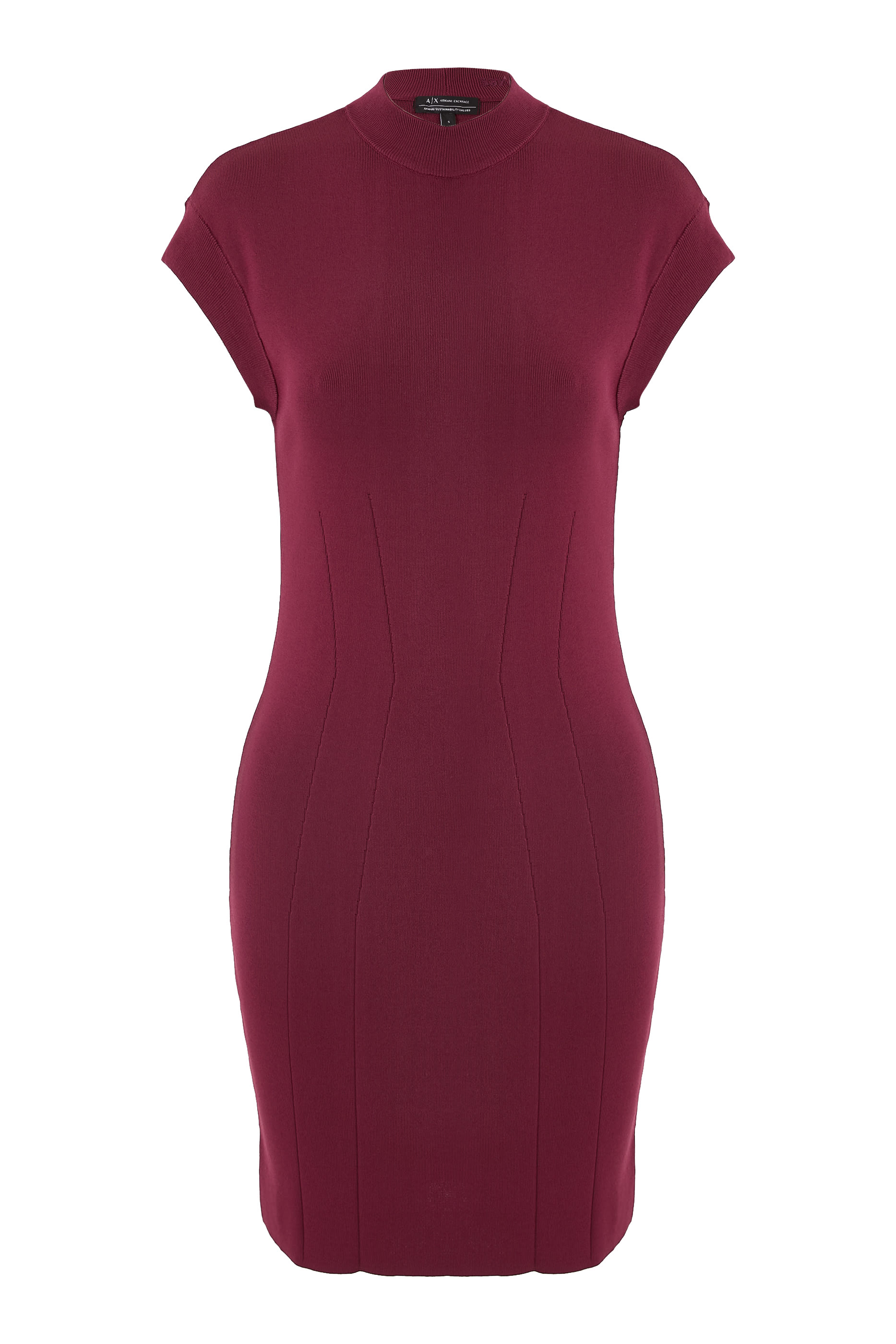 فستان قصير بأكمام قصيرة