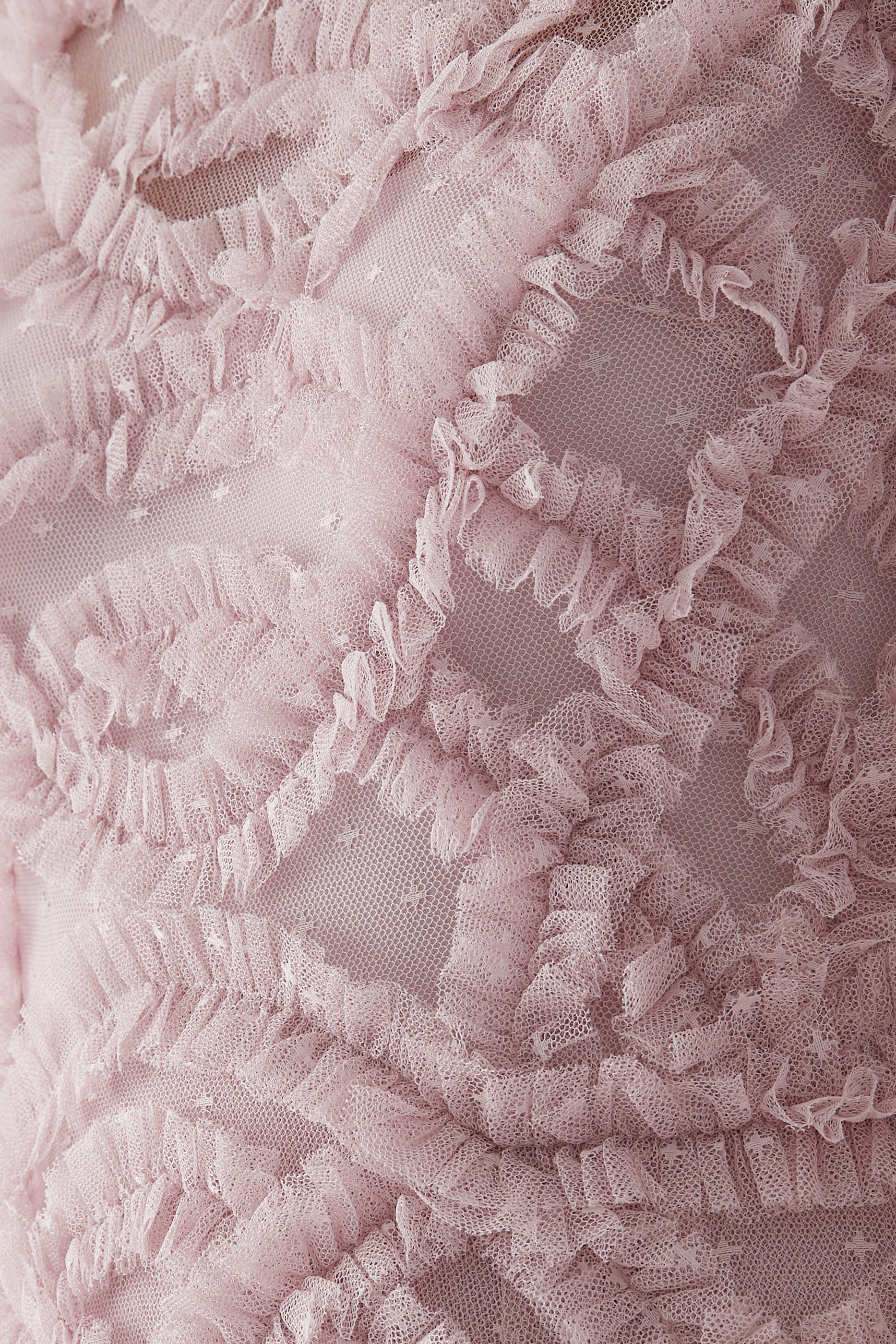 فستان سهرة لانا بياقة مستديرة