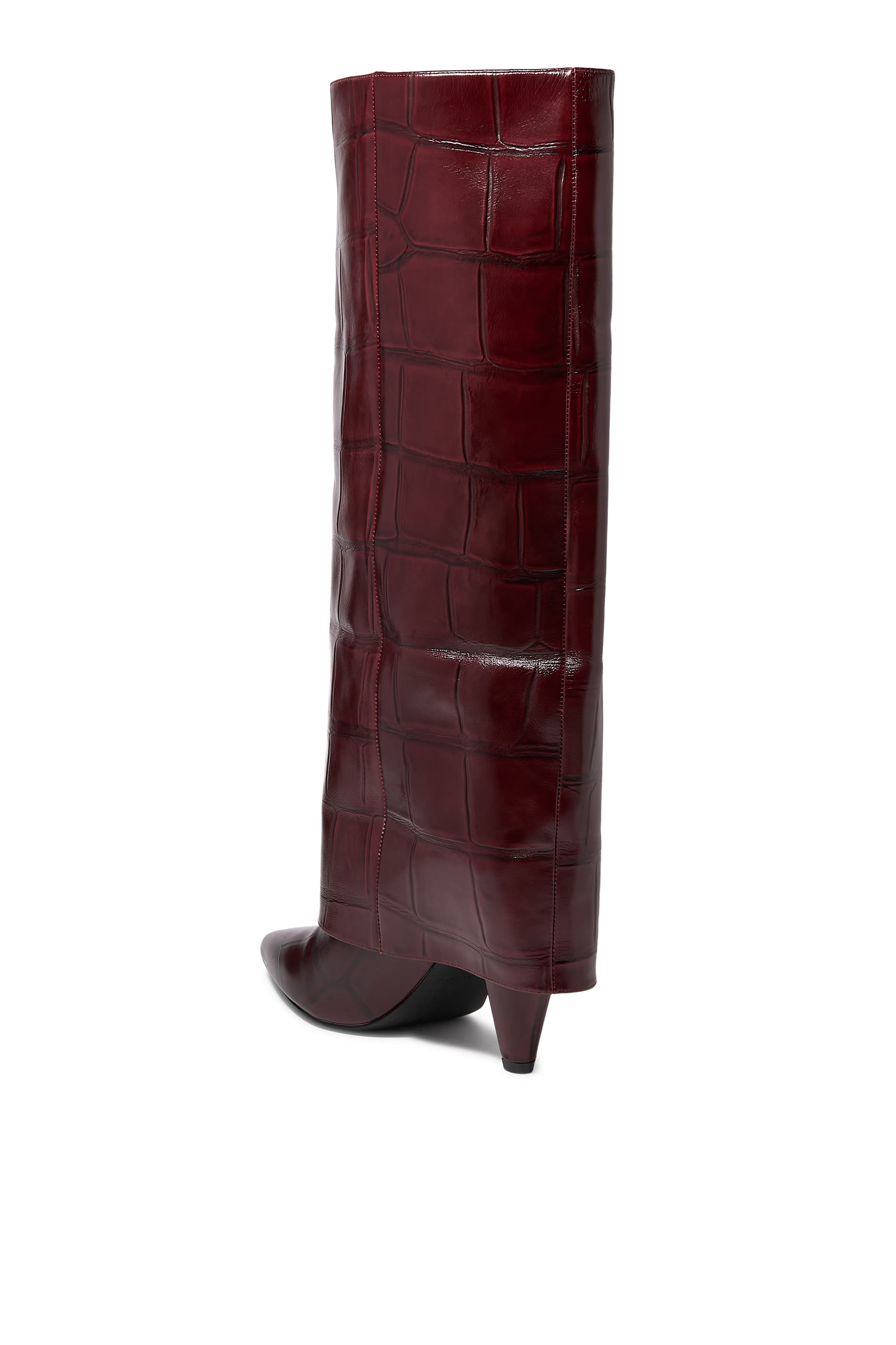 حذاء  بوت طويل 100 بتصميم قابل للطي