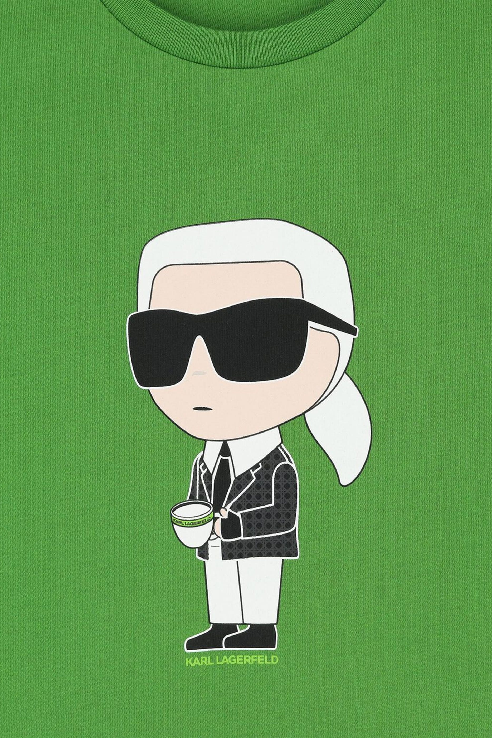 تيشيرت بنقشة شعار الماركة الغرافيكية للأطفال