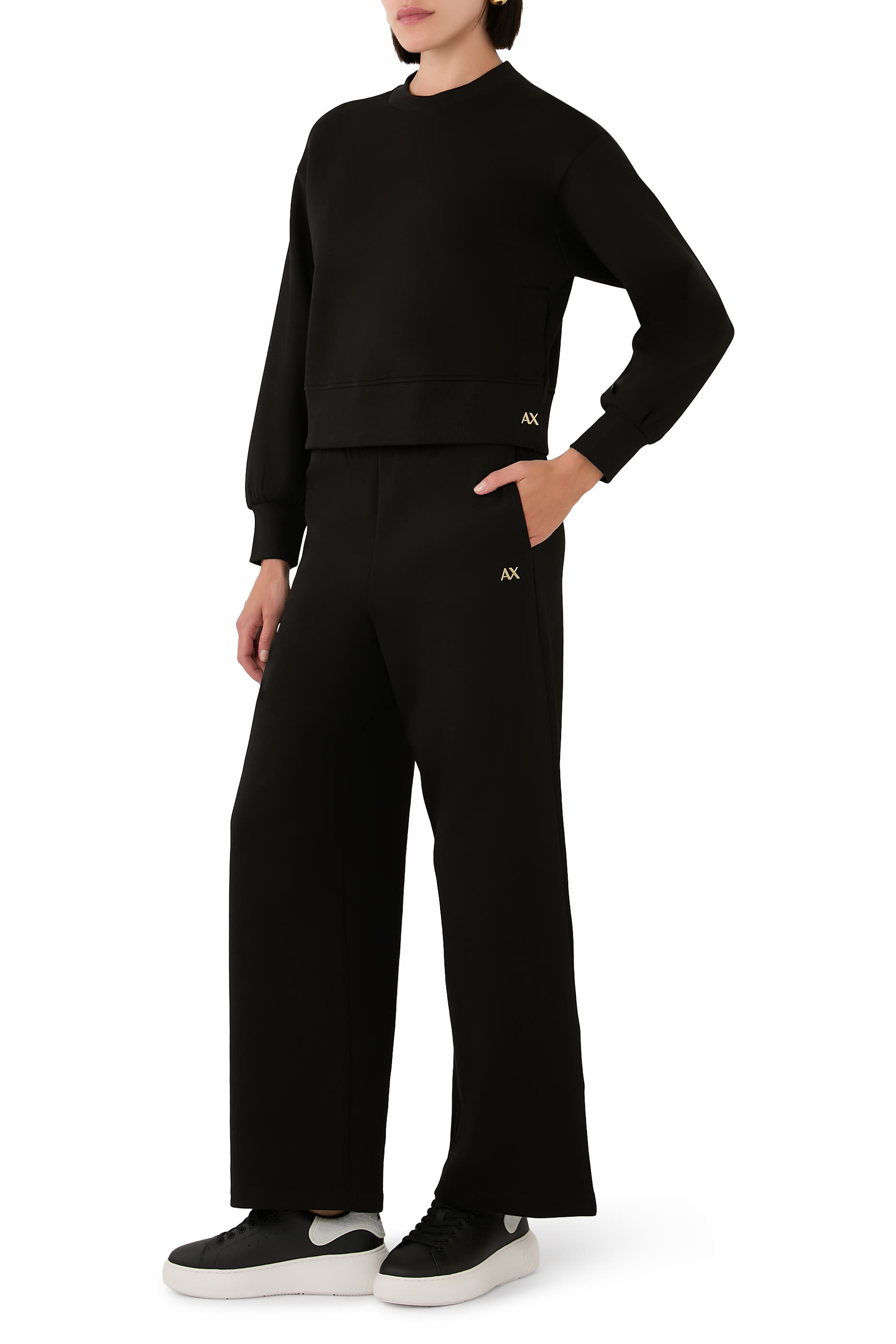 سويت شيرت سالين دي جيرو بياقة ضيقة