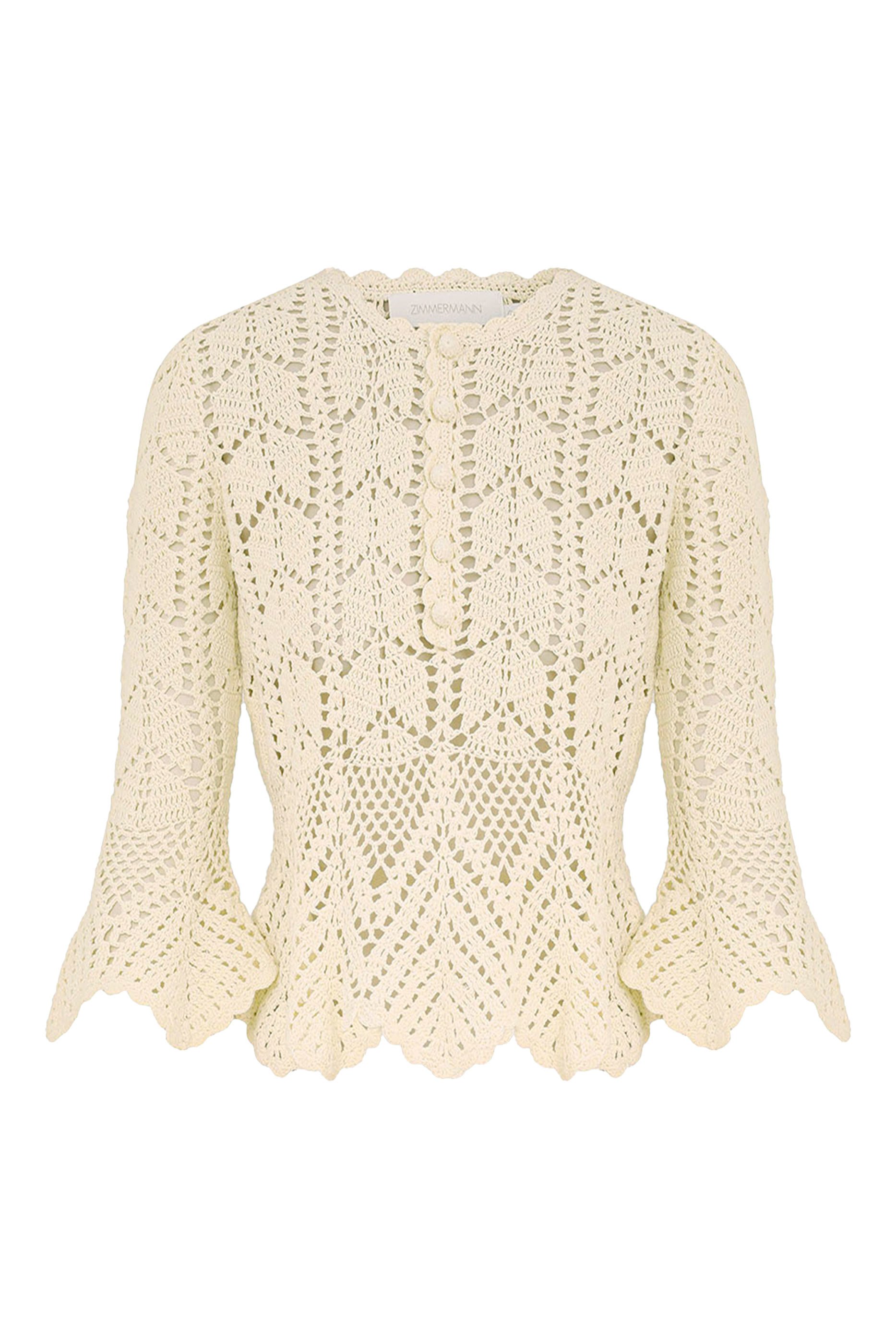 بلوزة أويكن دانتيل كروشيه