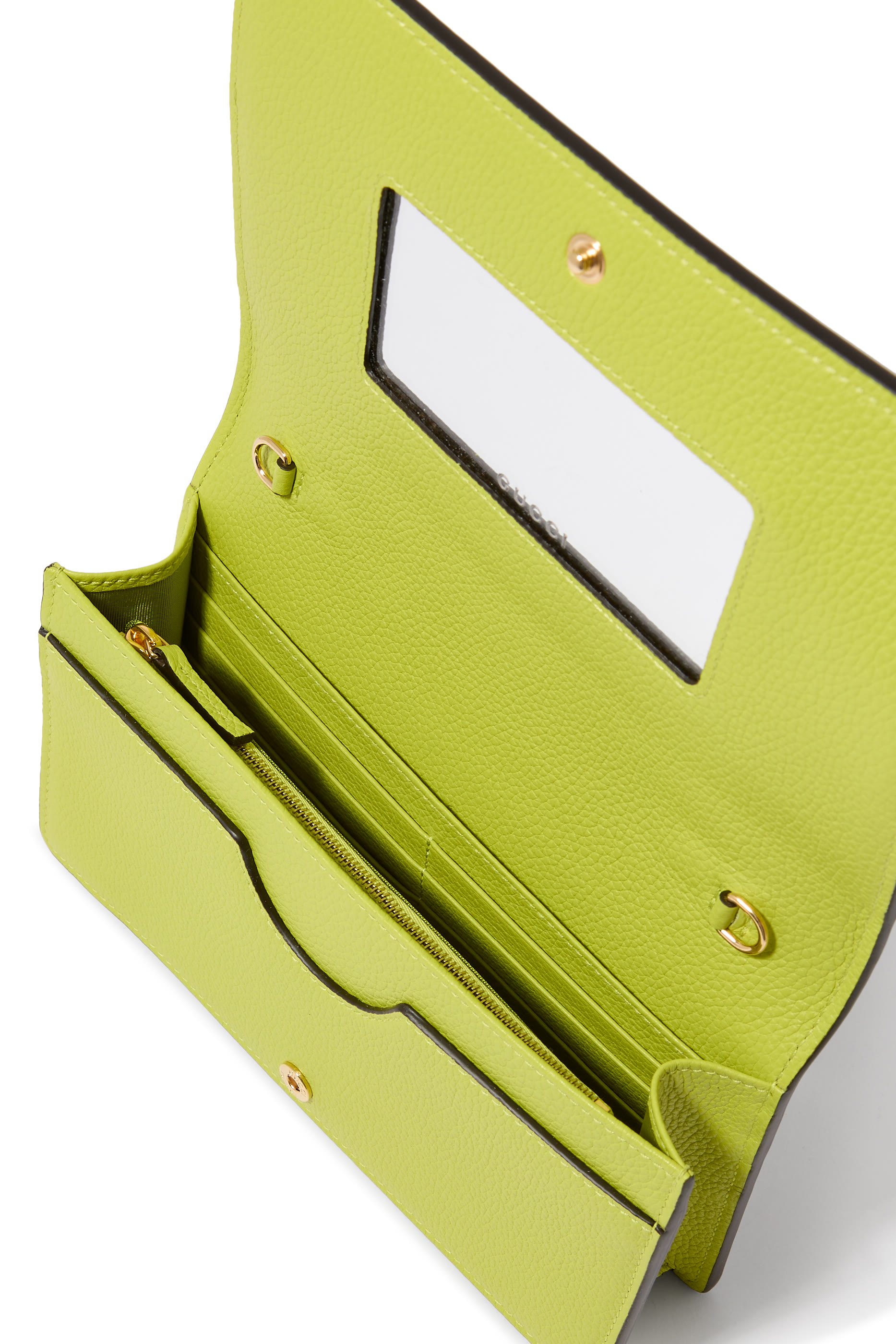 محفظة مارمونت بحرفي شعار الماركة ولونين وسلسلة