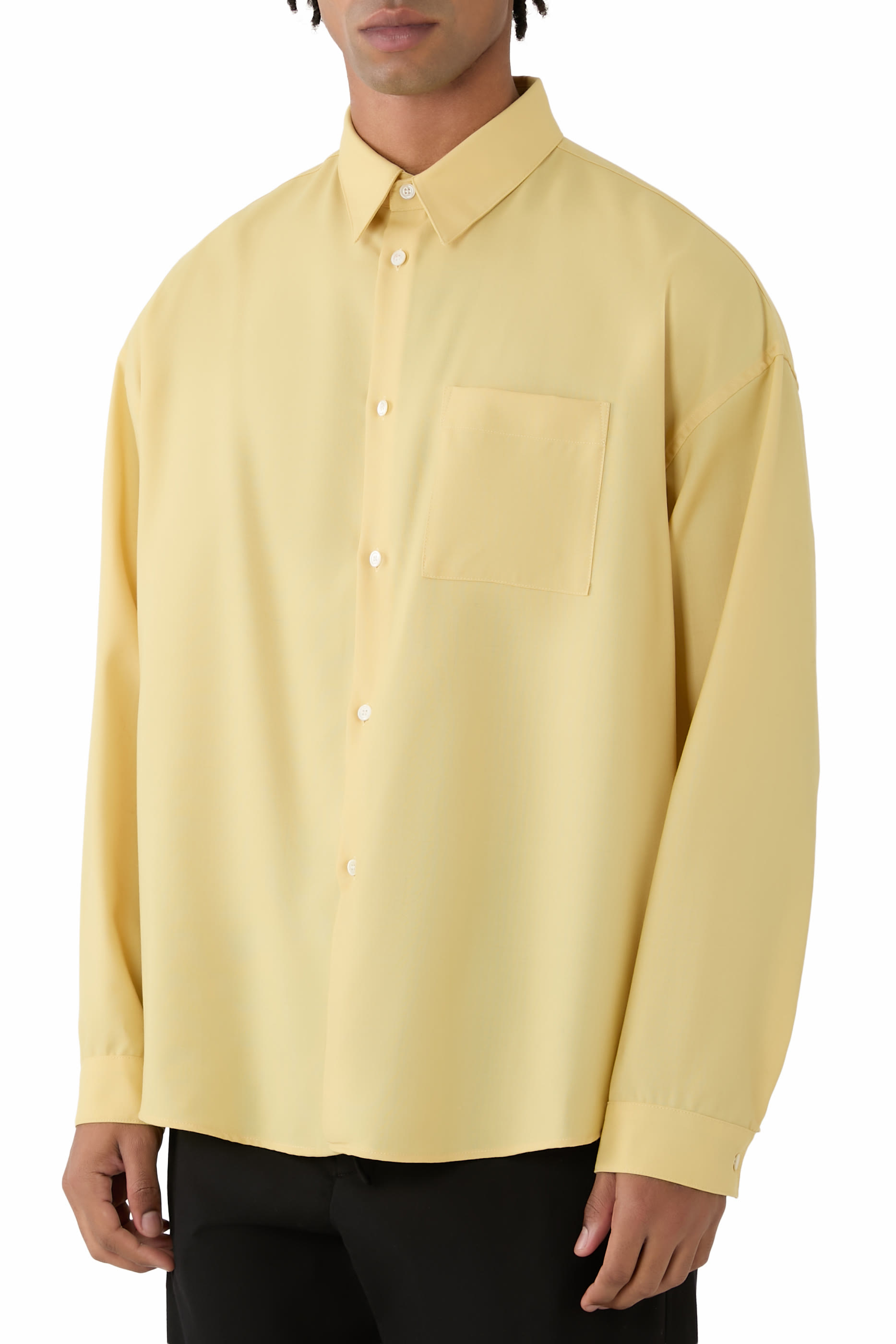 قميص صوف خفيف الوزن