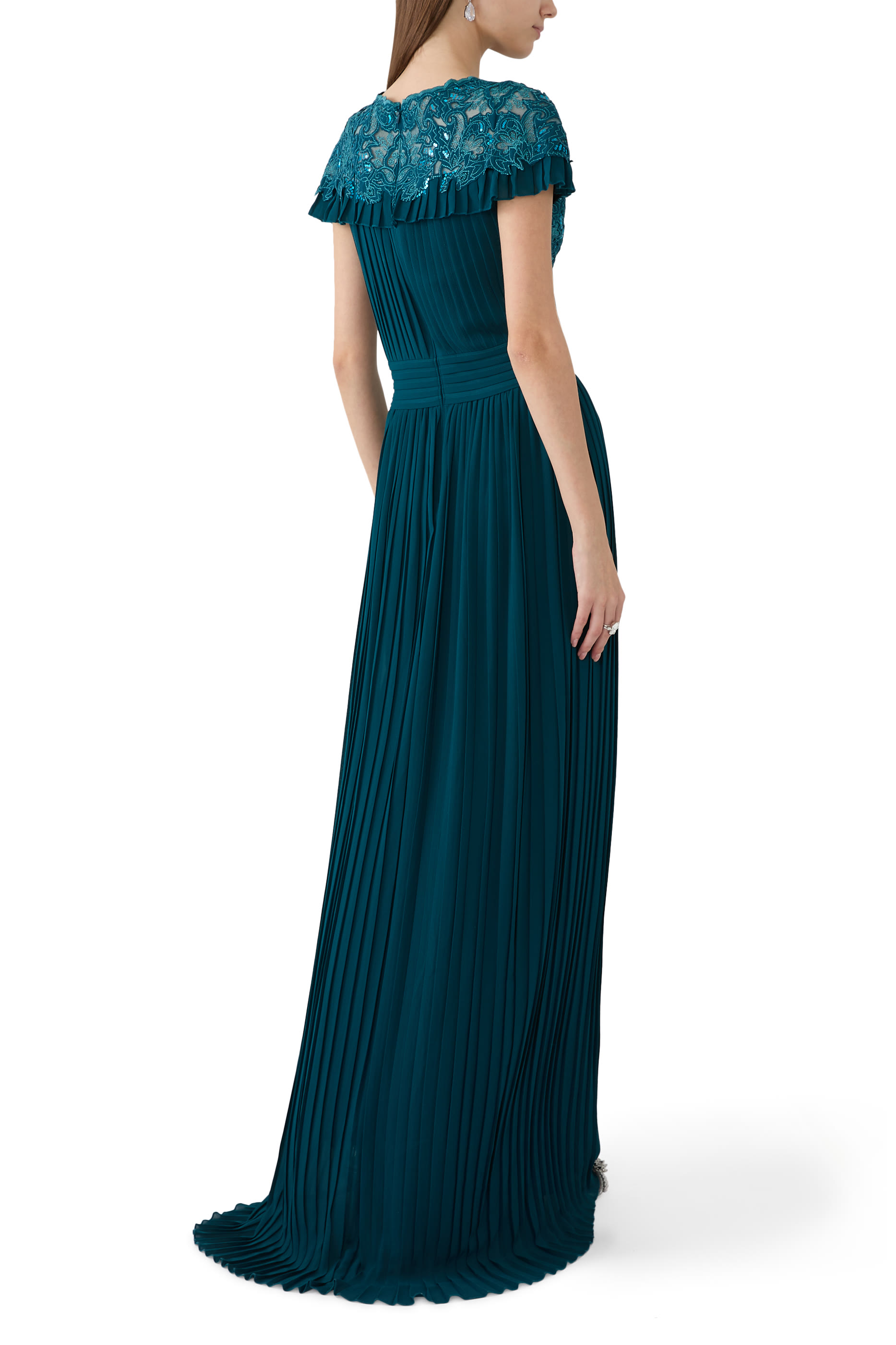 فستان سهرة ألثيا مطرز بالترتر