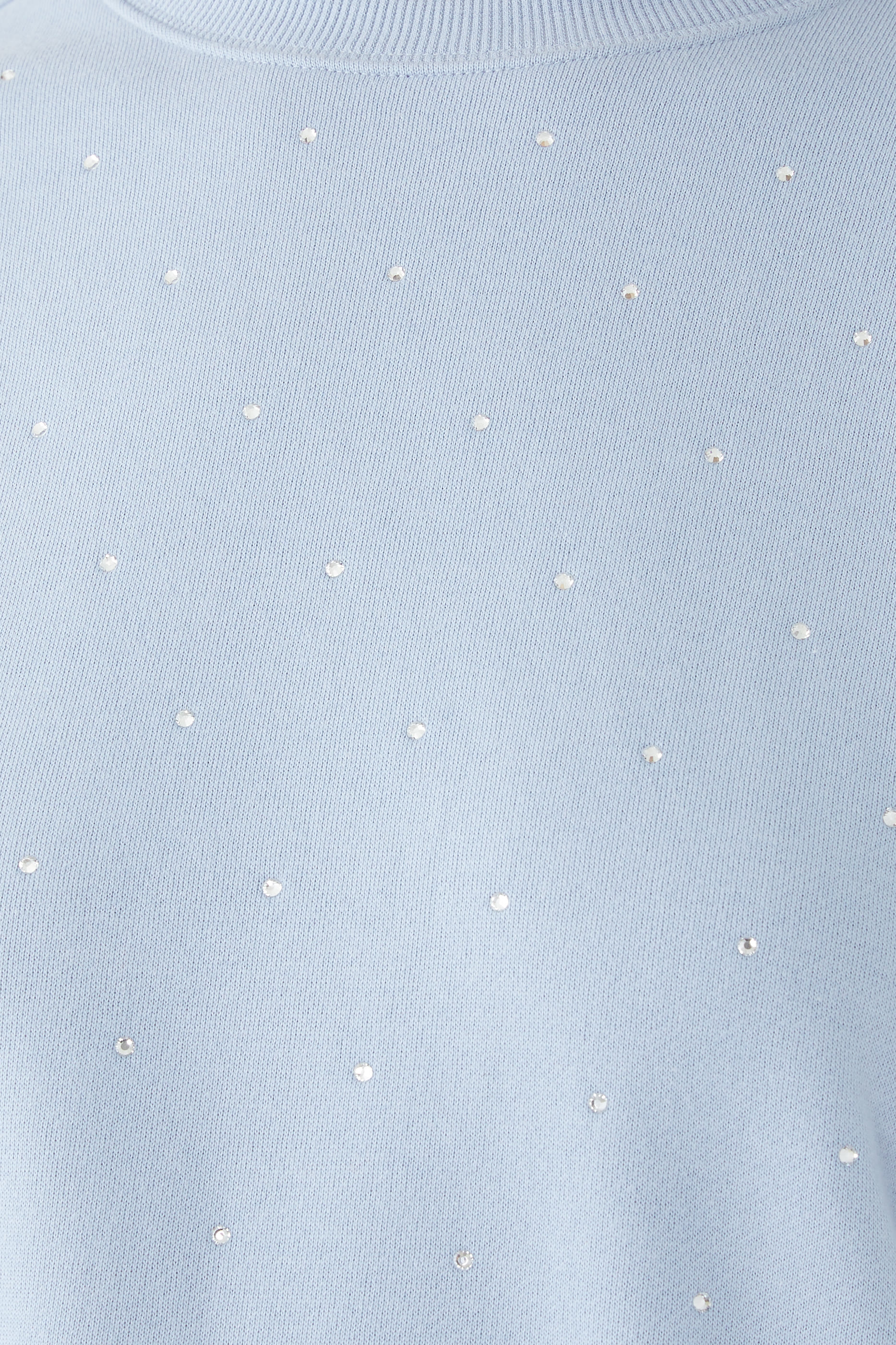 سويت شيرت كريستال بياقة ضيقة