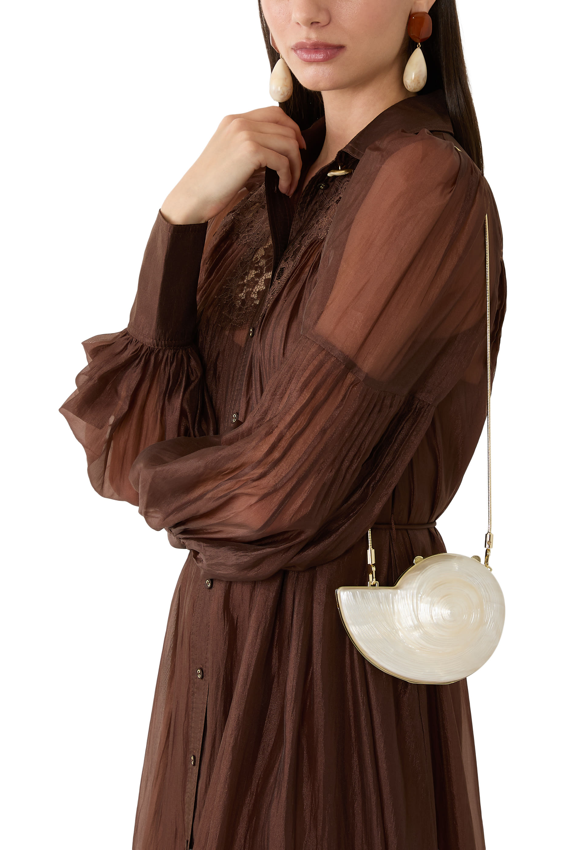 Marion Shell Clutch Bag