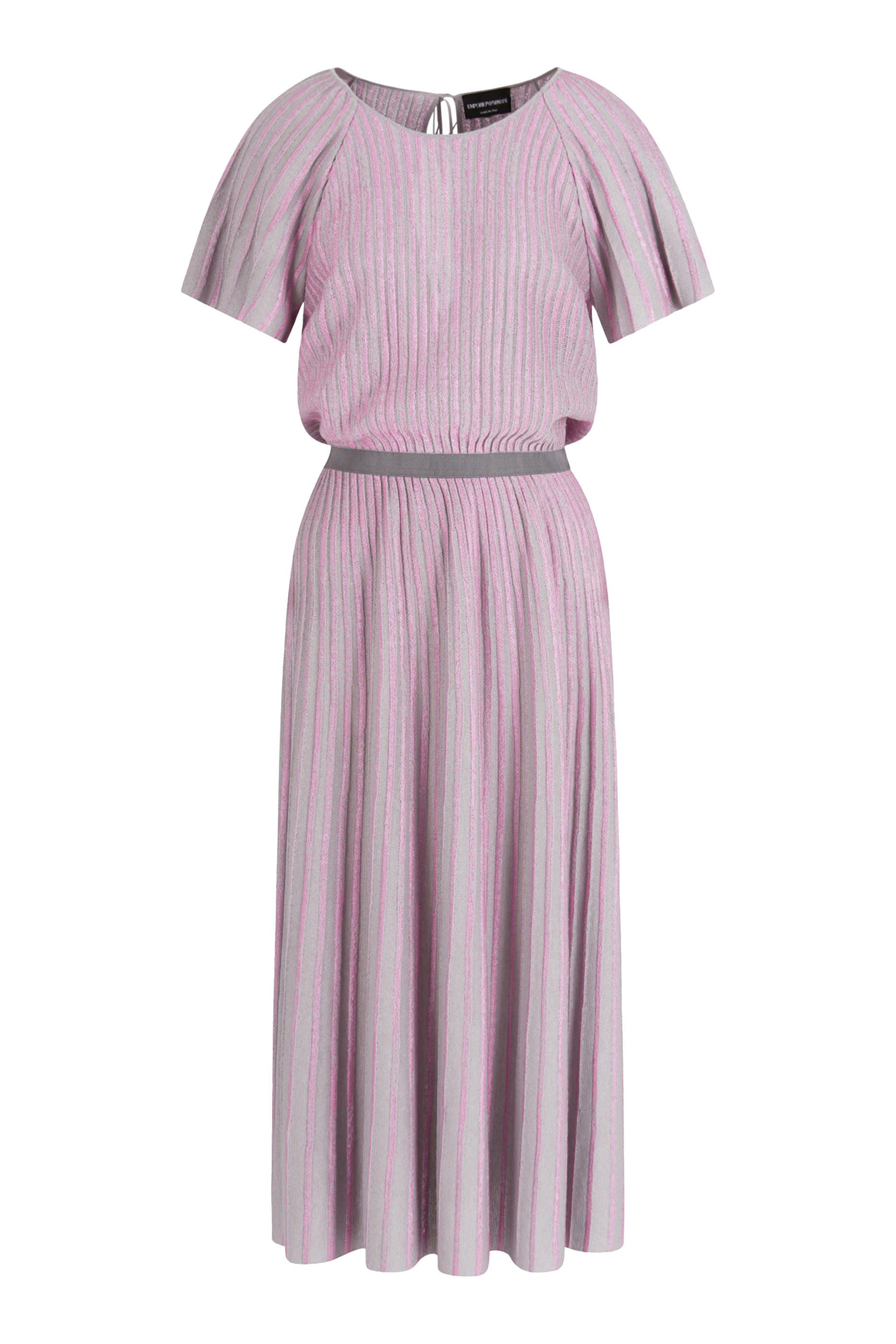 فستان مخطط طويل