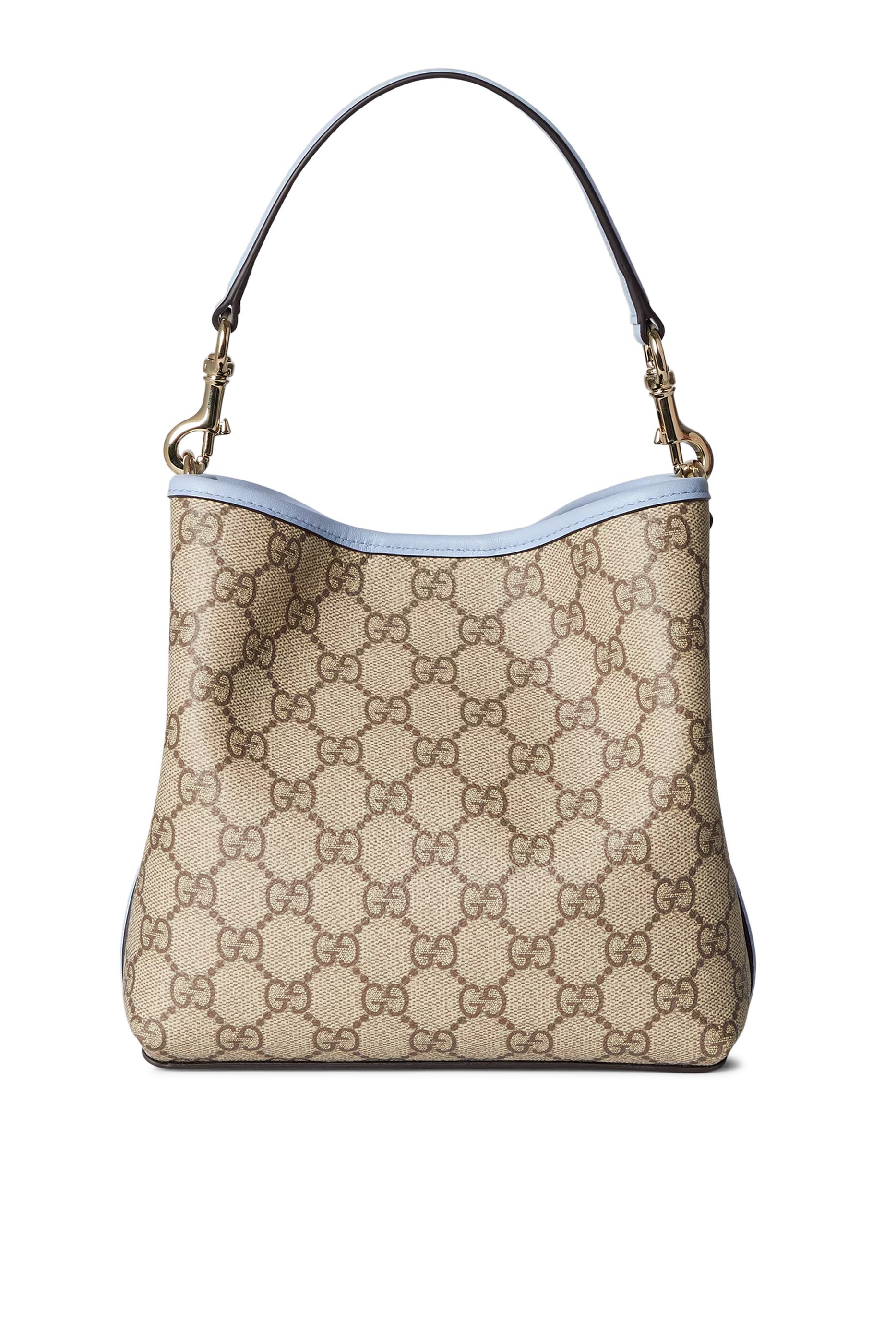 حقيبة باكيت صغيرة بشعار حرفي الماركة