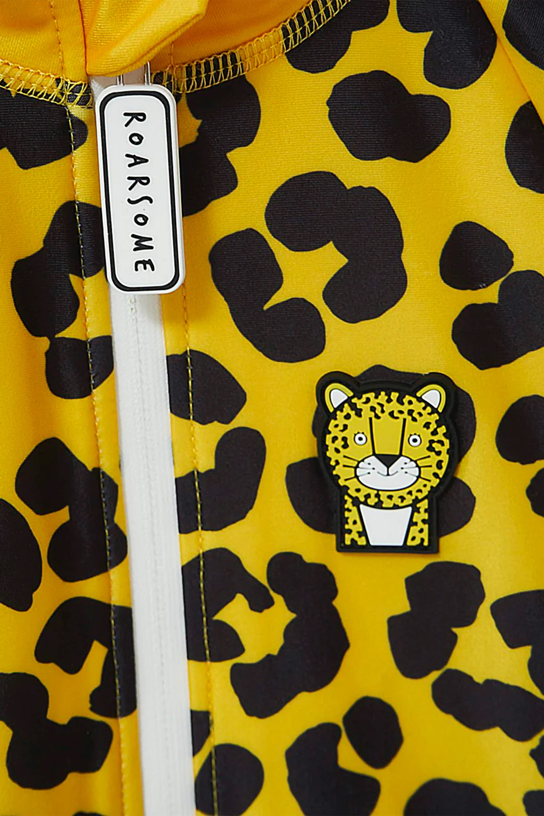 بدلة سباحة داش بتصميم قطعة واحدة وطبعات فهد للأطفال