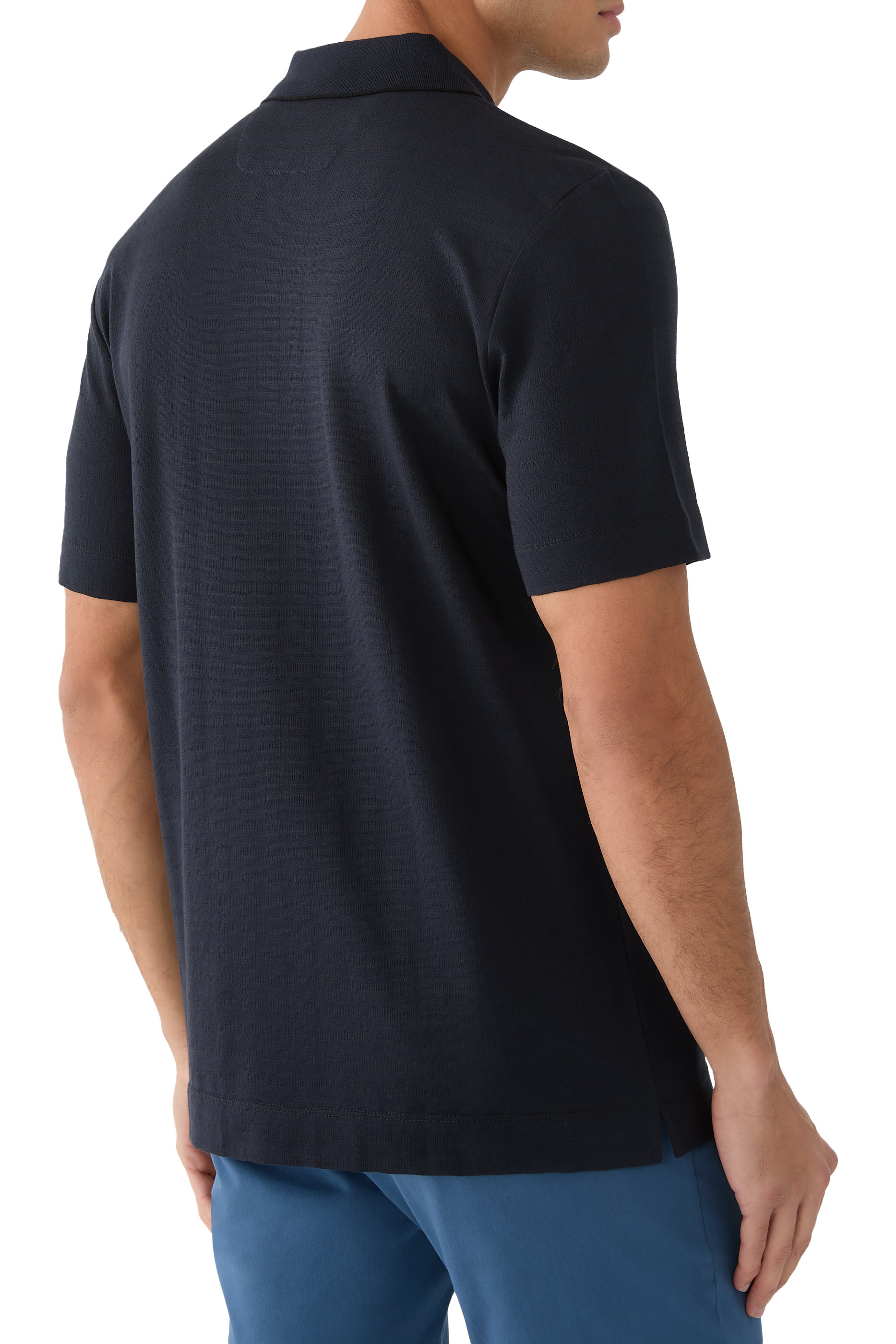 قميص بولو بأكمام قصيرة