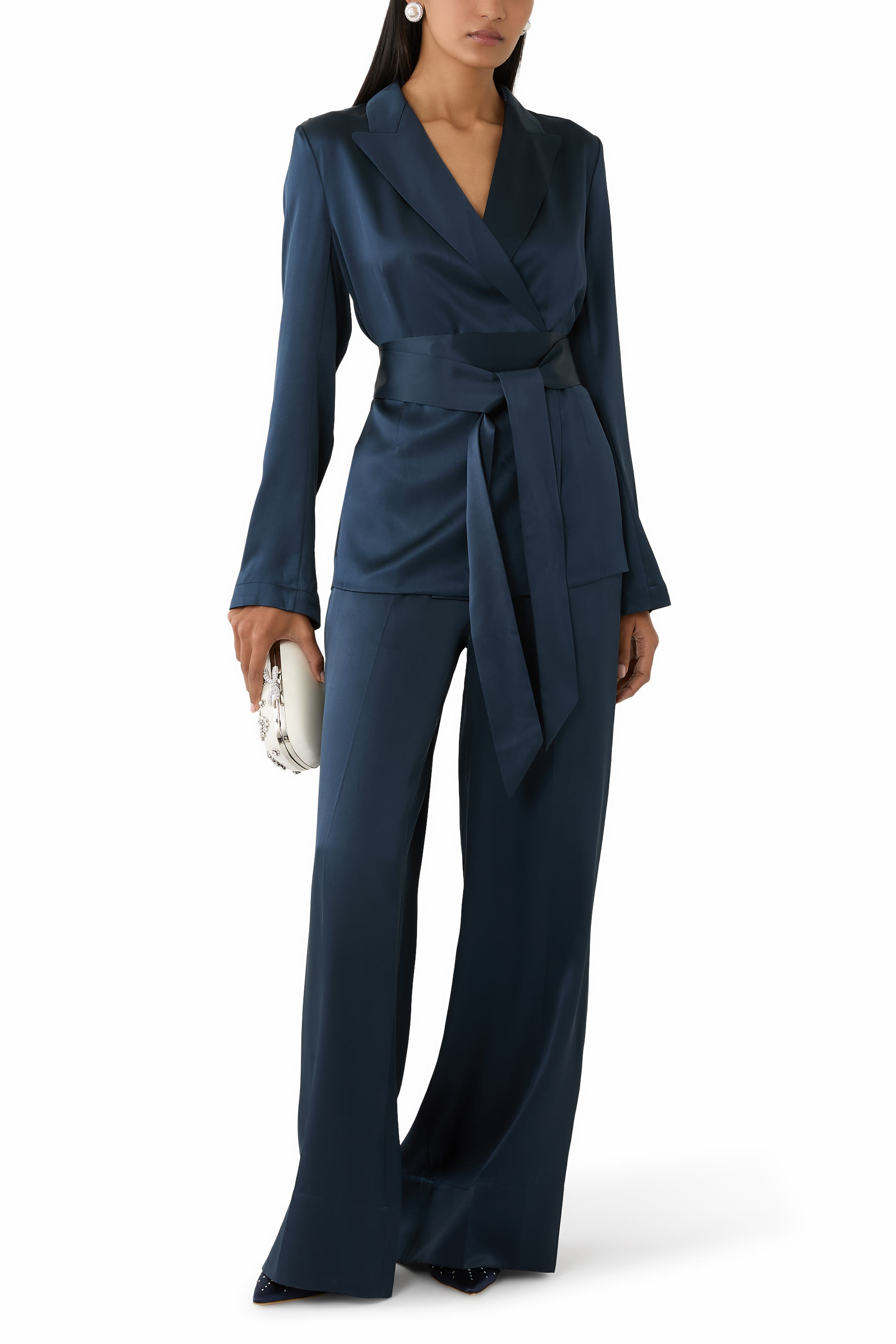 جاكيت آرتشر حرير ساتان