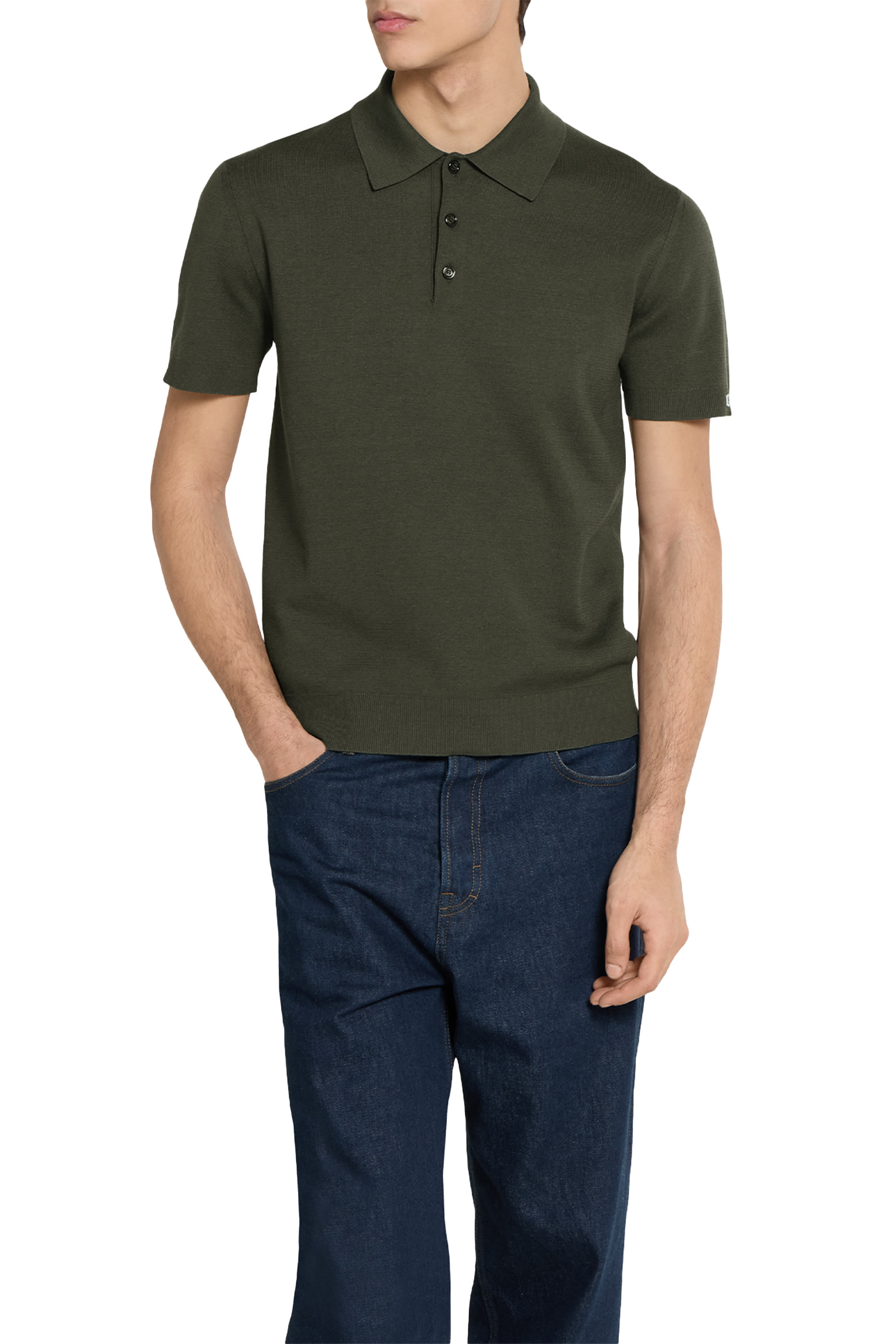 قميص بولو منسوج