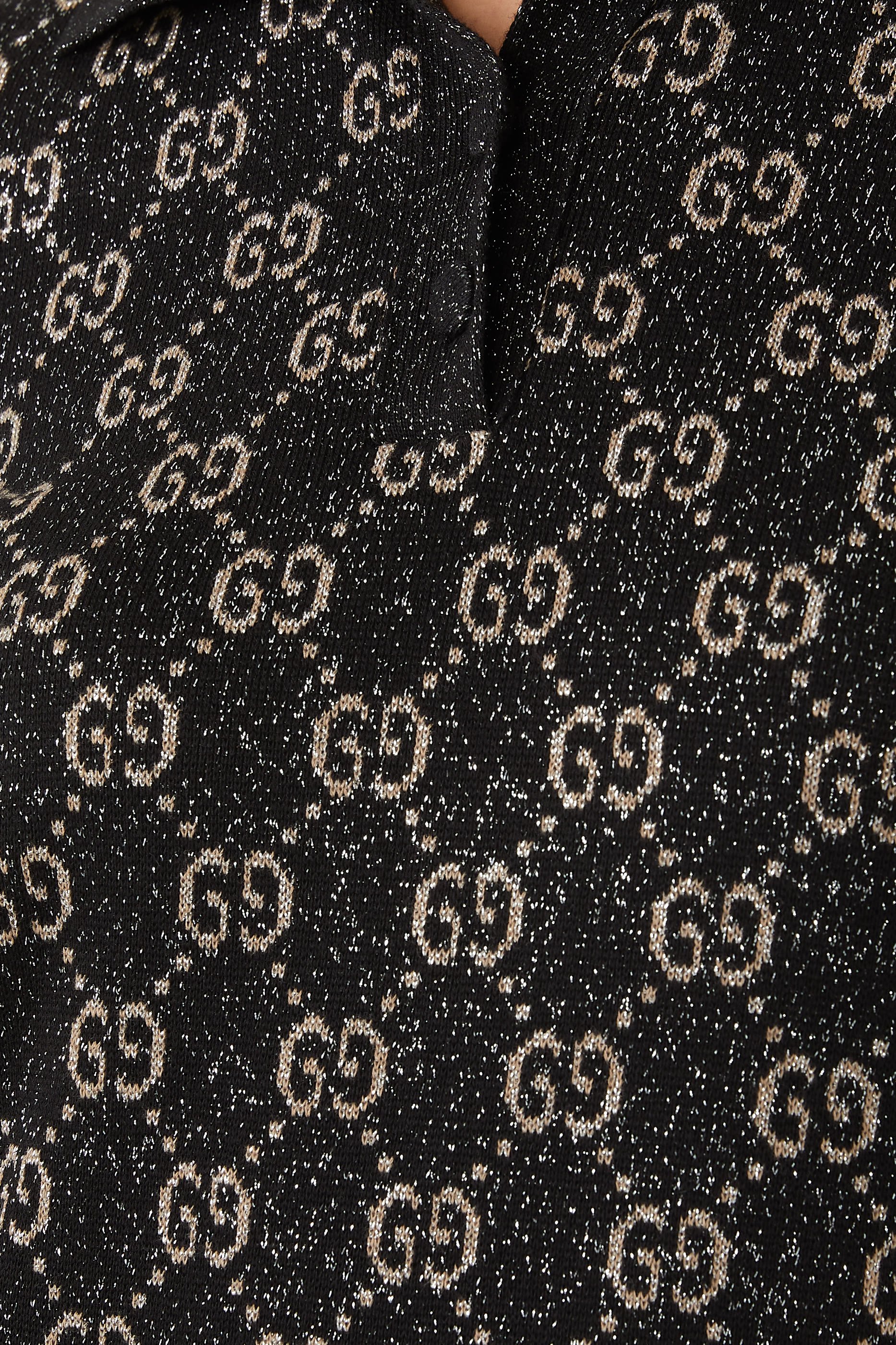 فستان بولو بشعار GG