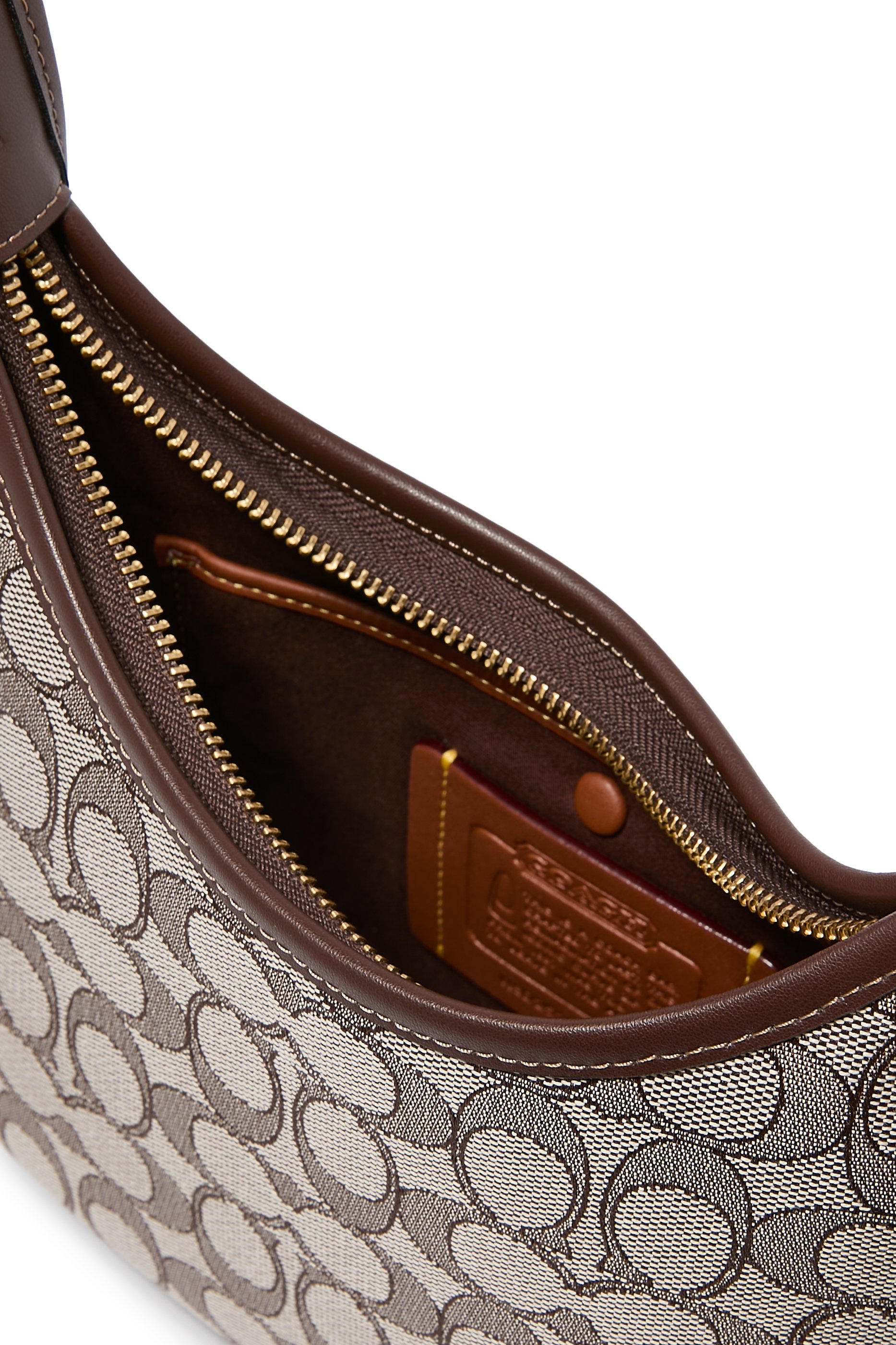 حقيبة بتصميم منحني بسحاب