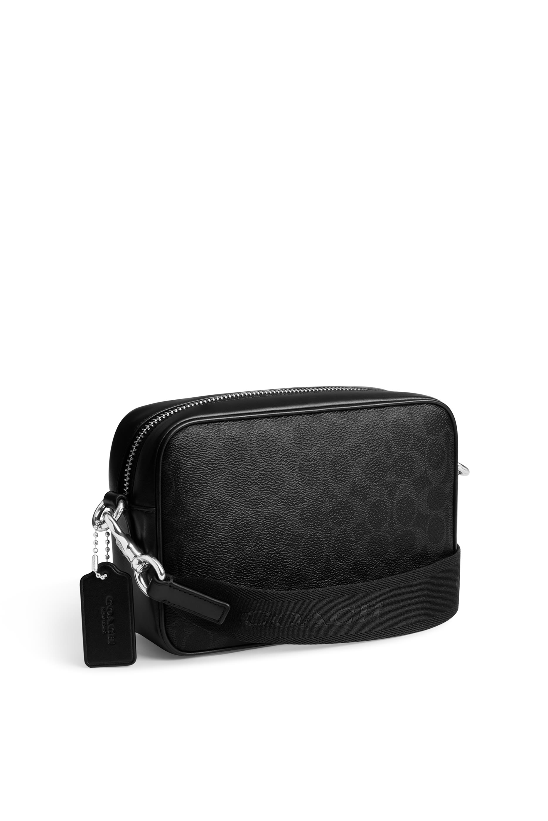 حقيبة كاميرا راديو قماش قنب بشعار الماركة