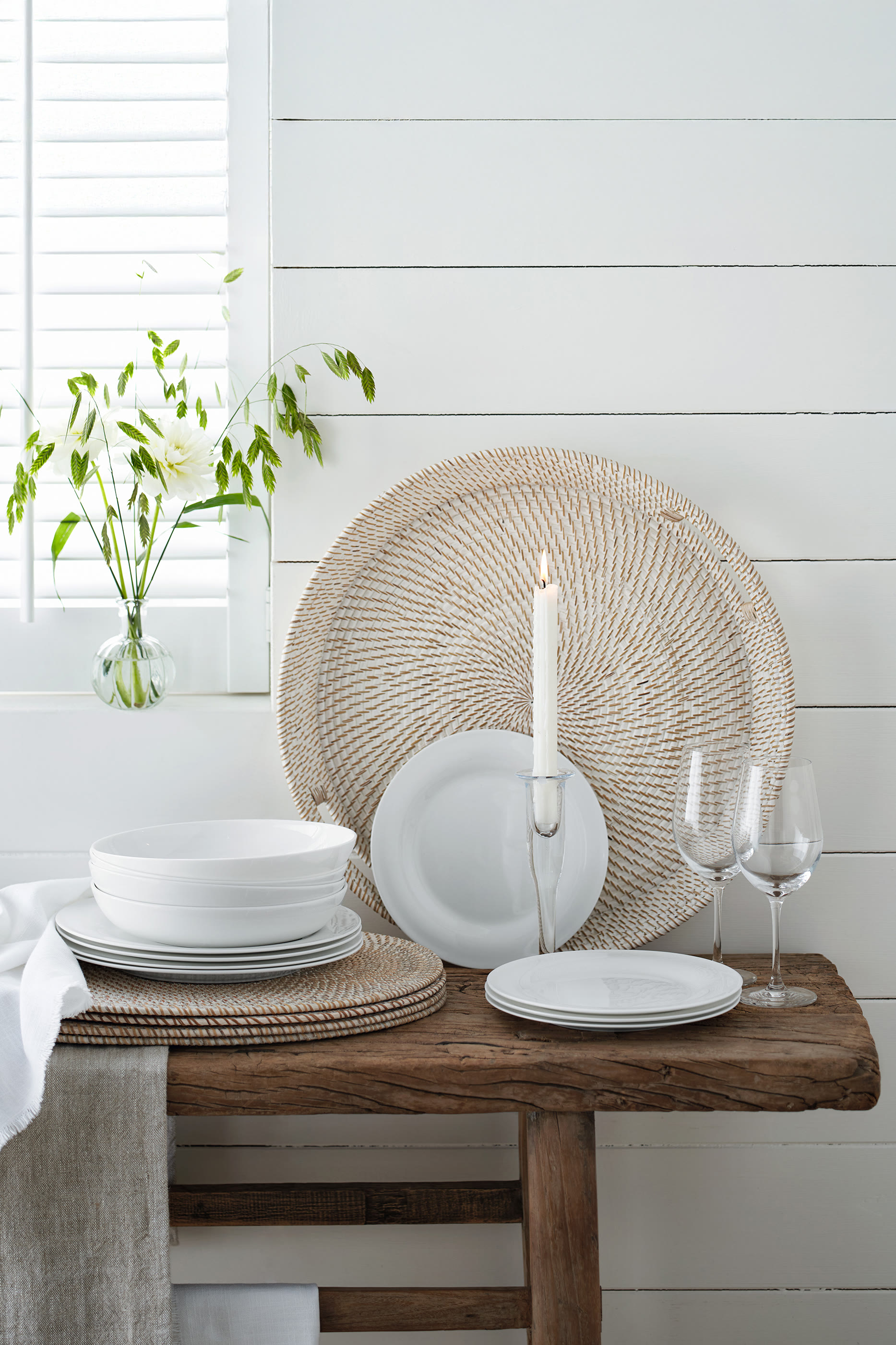 مجموعة سيمونز من 12 قطعة خزف عظمي صيني