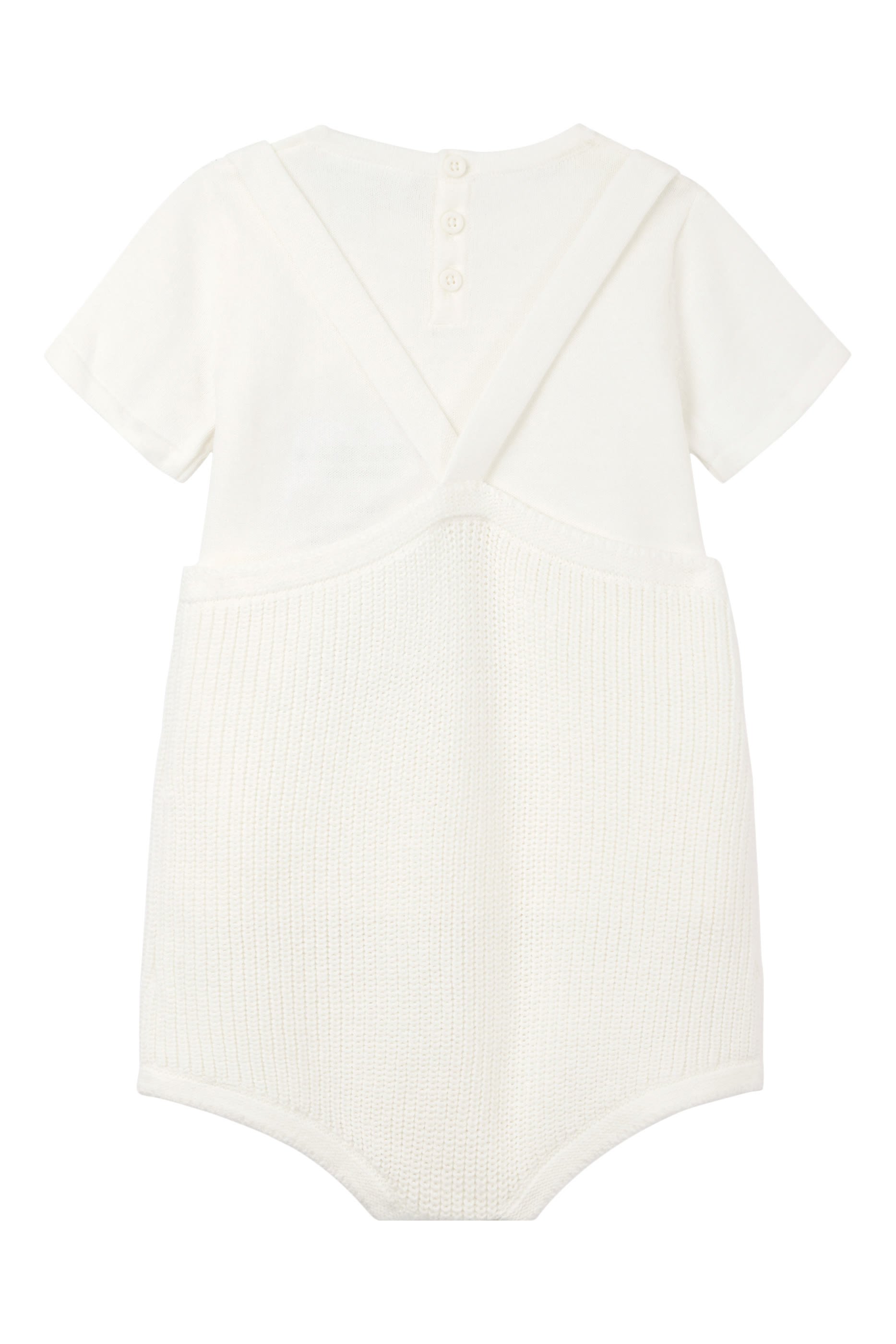 طقم تيشيرت وأفرول منسوج للأطفال