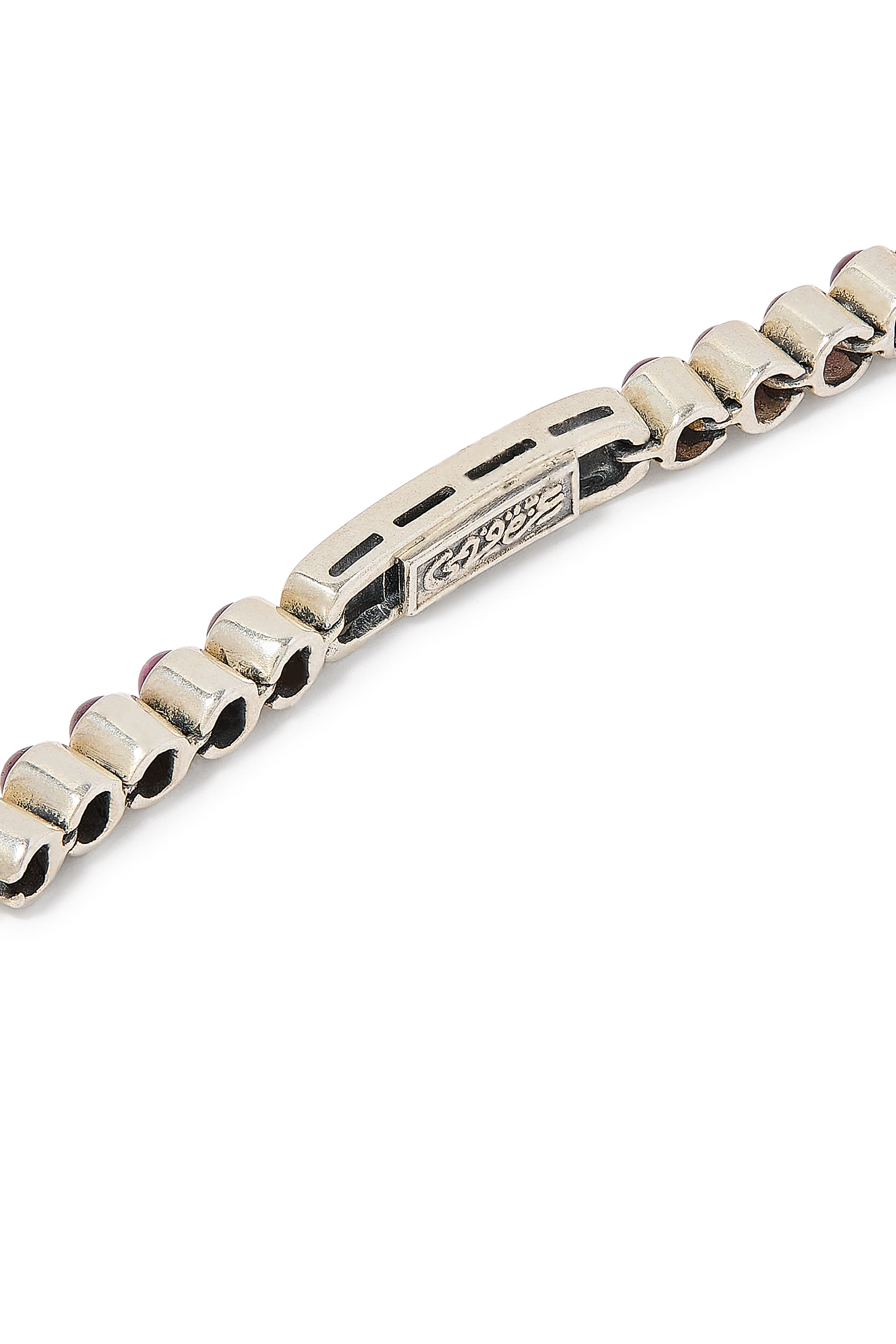 سوار الثقة بتصميم ملفوف مزين بعقيق، فضة إسترلينية