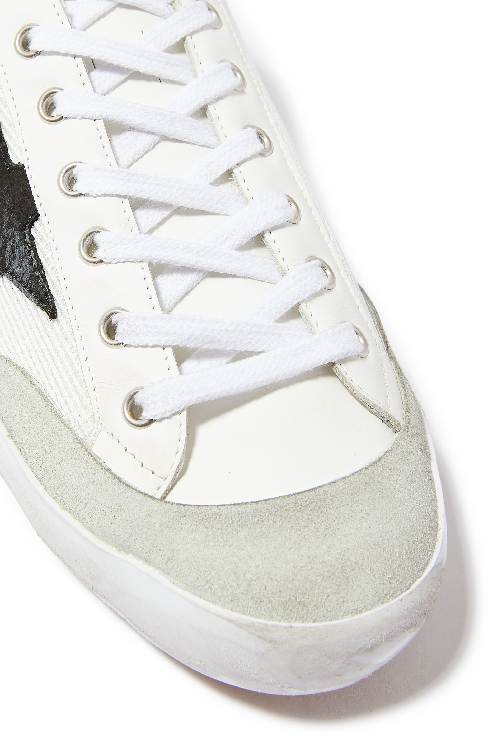 سنيكرز سوبر ستار برقعة نجمة قماش شبكي