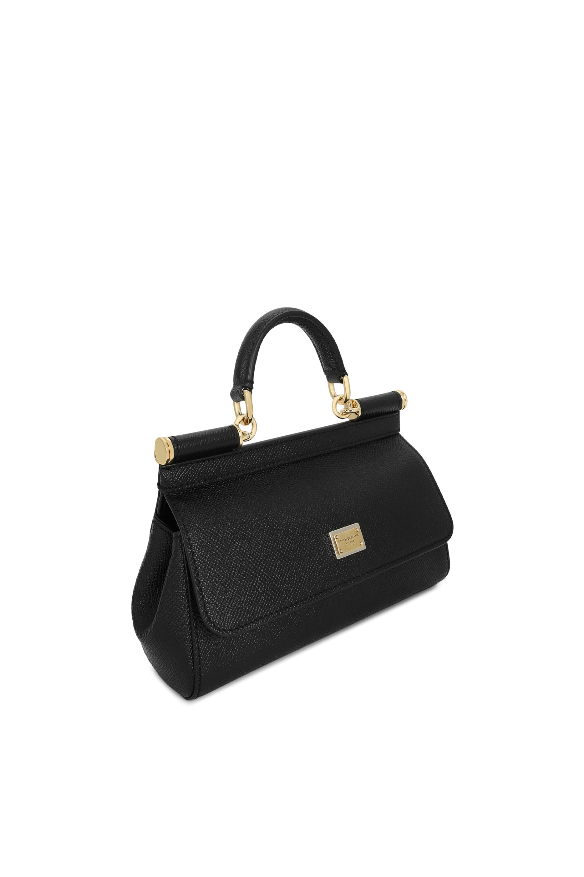 حقيبة سيسلي صغيرة جلد عجل دوفين